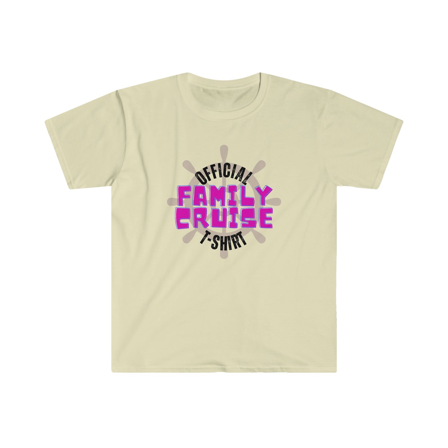 "Official Family Cruise T-Shirt" (1960's Style) Softstyle T-Shirt