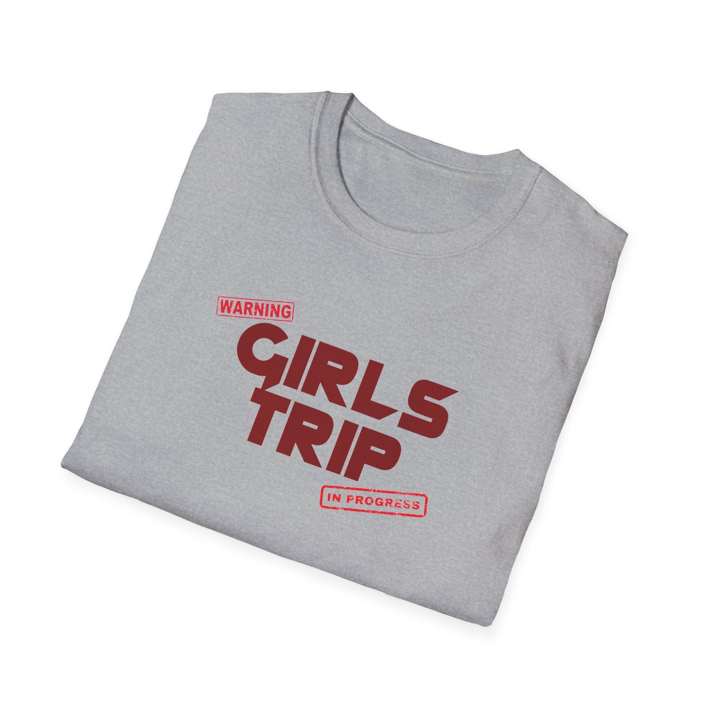 “Warning: Girls Trip in Progress" T-Shirt | Fun Cruise Shirt for Women & Squads