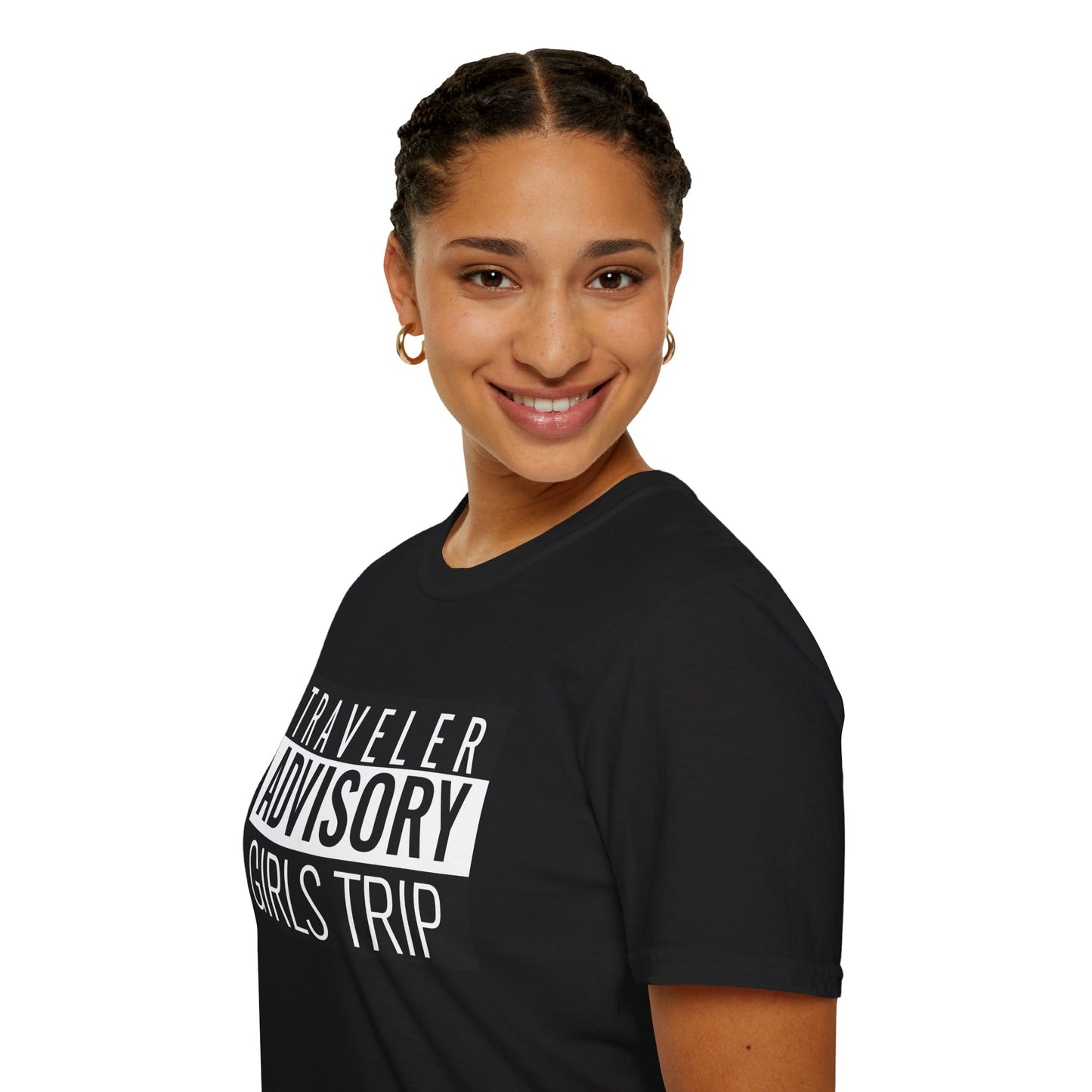 “Traveler Advisory Girls Trip" T-Shirt | Fun Cruise Shirt for Women & Squads