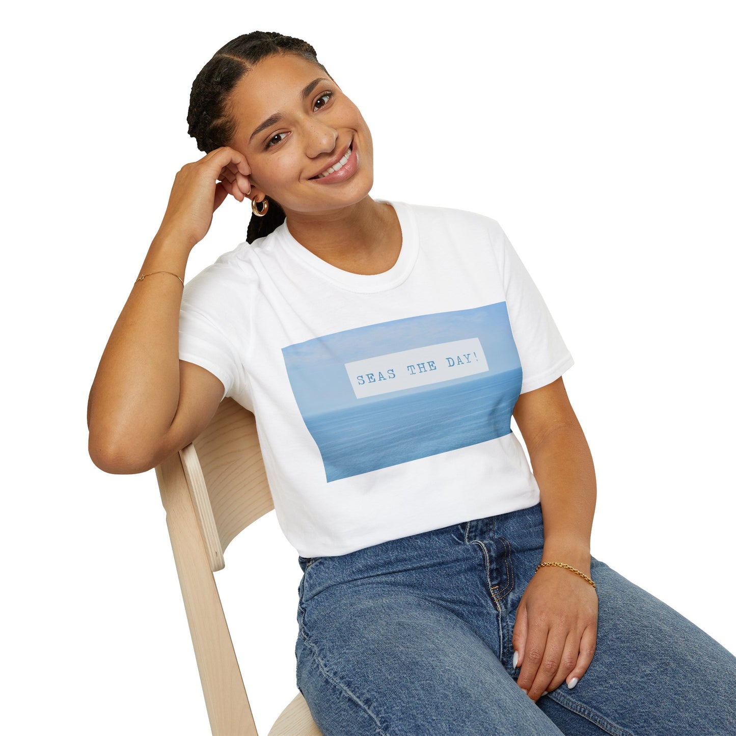 “Seas The Day" T-Shirt | Fun Cruise Vacation Tee for Groups & Families