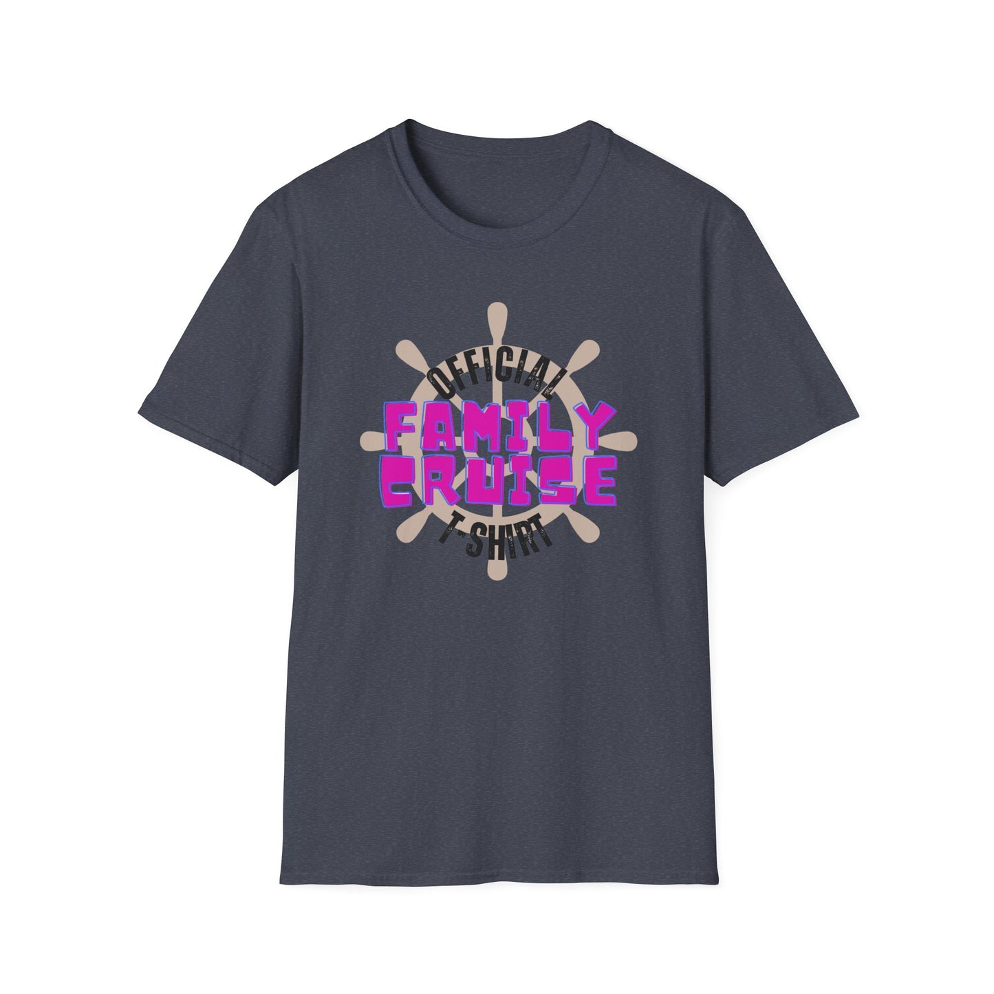 “Official Family Cruise" T-Shirt | 1960s Retro Family Cruise Tee for Groups
