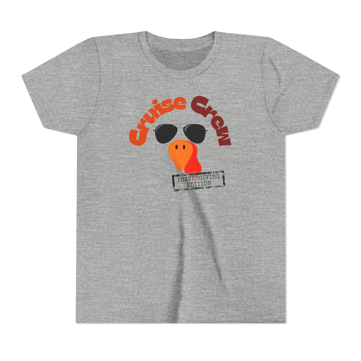 “Cruise Crew Thanksgiving Edition" Kids T-Shirt | Holiday Family Cruise Shirt