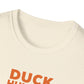 Duck Hunting Season Open – Retro Rubber Duck Captain Adults Unisex Cruise T-Shirt