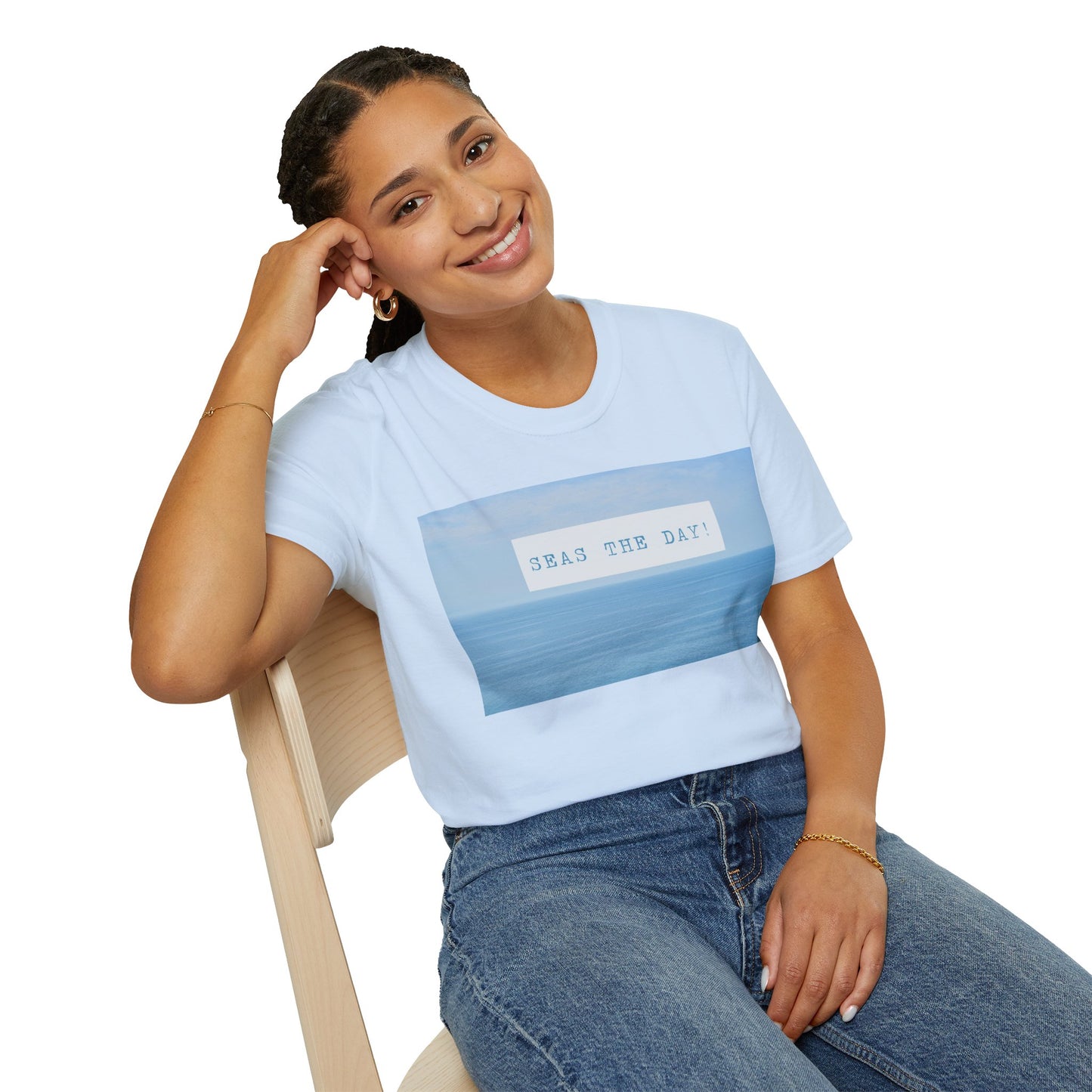 “Seas The Day" T-Shirt | Fun Cruise Vacation Tee for Groups & Families