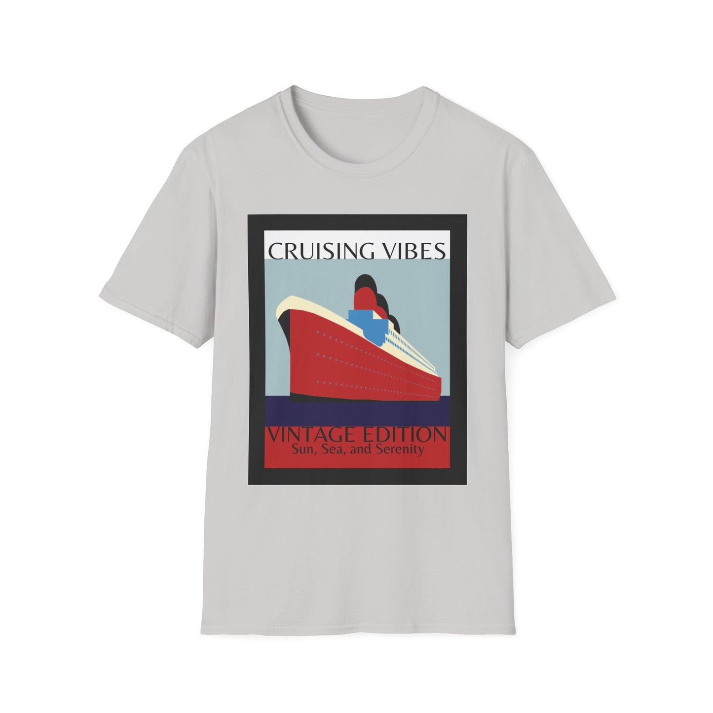 “Cruising Vibes" T-Shirt | Relaxed Cruise Vacation Tee for Men & Women