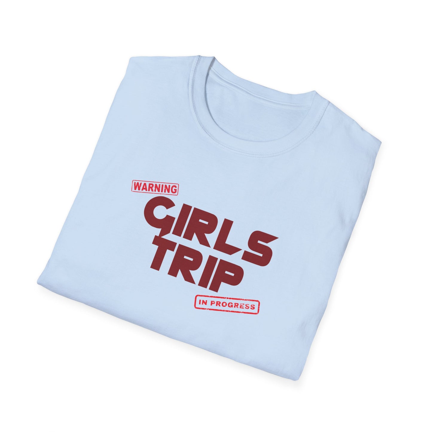 “Warning: Girls Trip in Progress" T-Shirt | Fun Cruise Shirt for Women & Squads