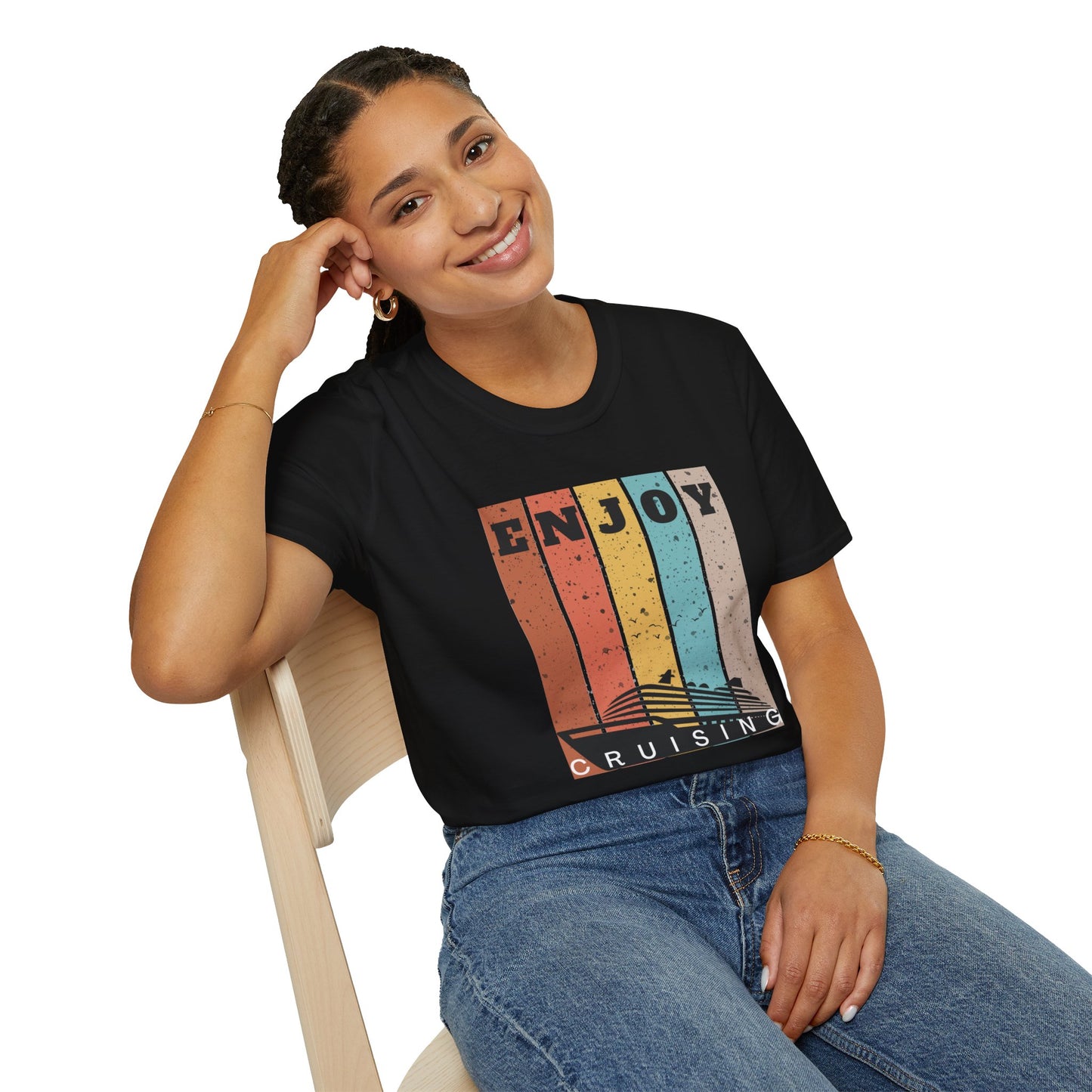 “Enjoy Cruising" T-Shirt | Classic Cruise Vacation Tee for Men & Women