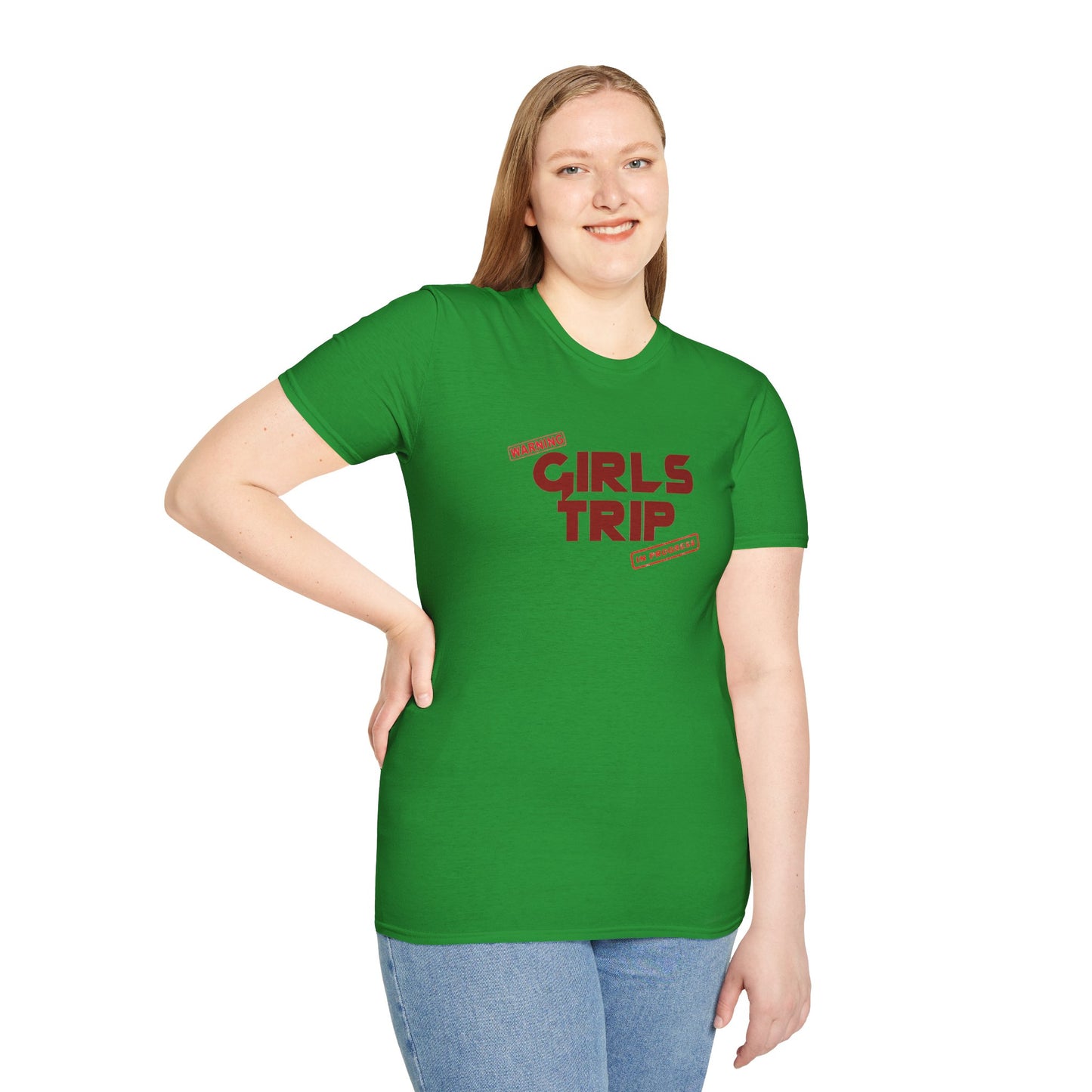 “Warning: Girls Trip in Progress" T-Shirt | Fun Cruise Shirt for Women & Squads