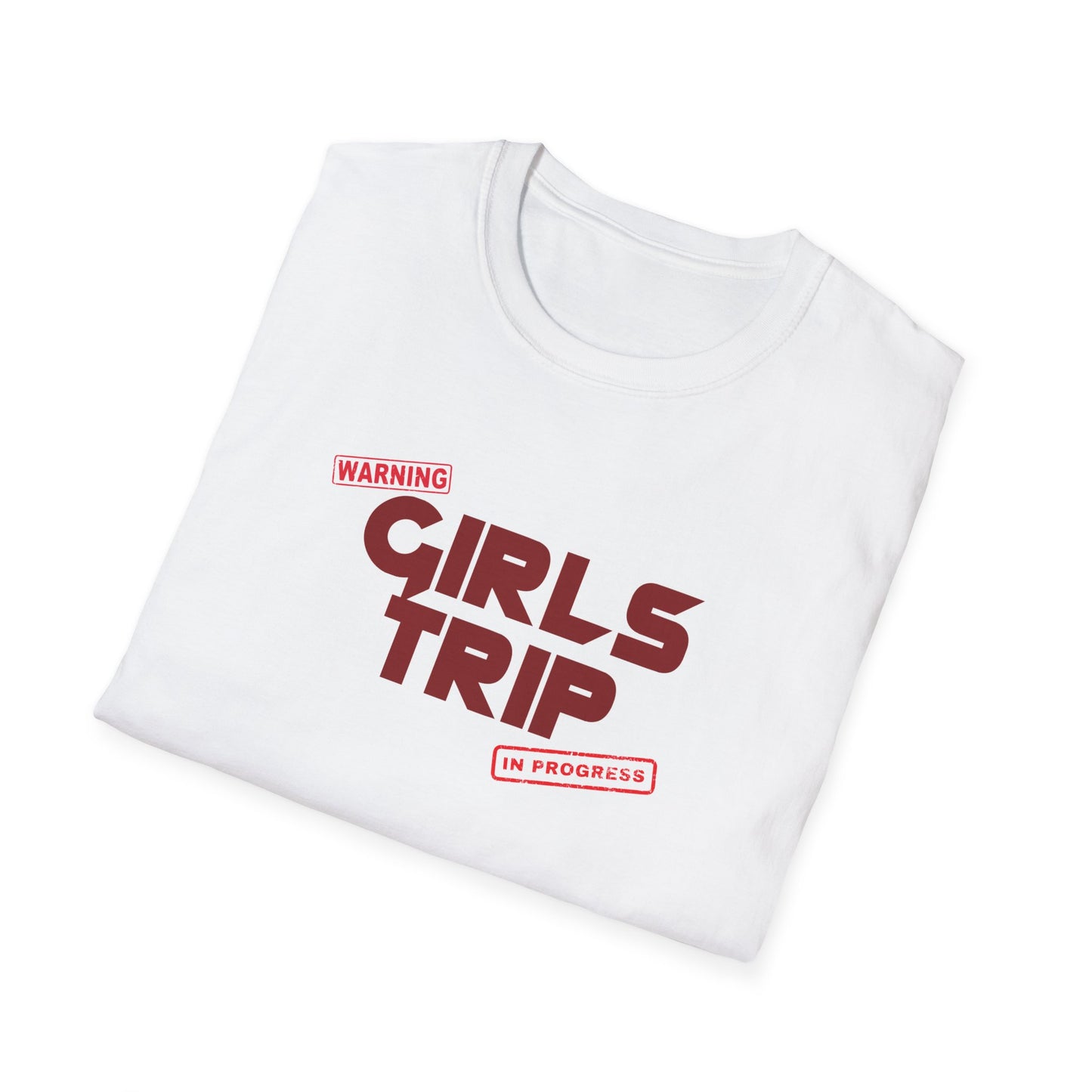 “Warning: Girls Trip in Progress" T-Shirt | Fun Cruise Shirt for Women & Squads