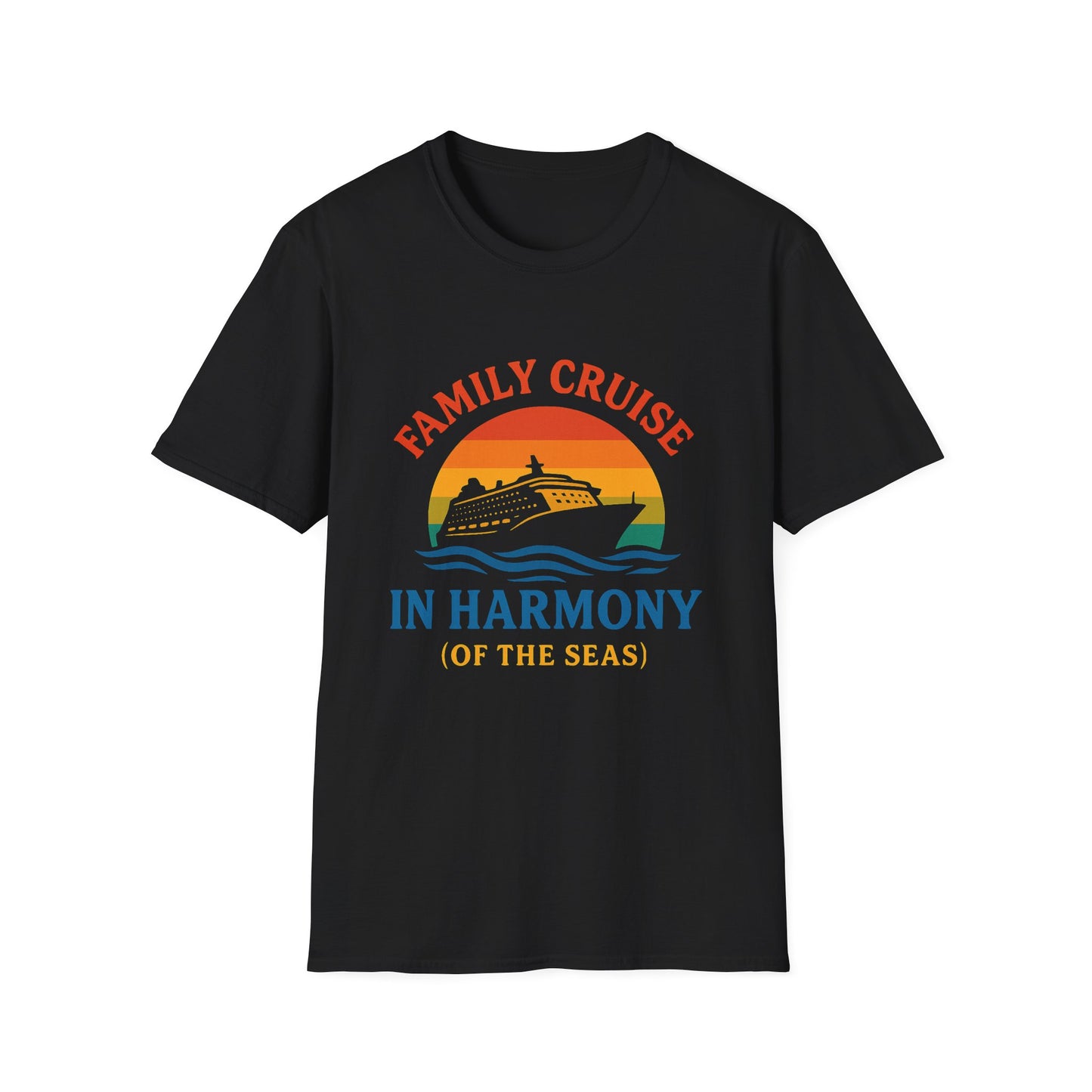 “In Harmony (of the Seas)" Family Cruise T-Shirt | Matching Family Cruise Shirt for Adults