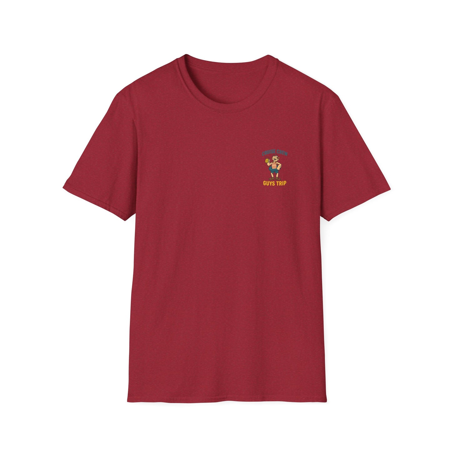 Cruise Crew – Guys Trip Ship Deck Vintage Cartoon T-Shirt (Public Domain Popeye)