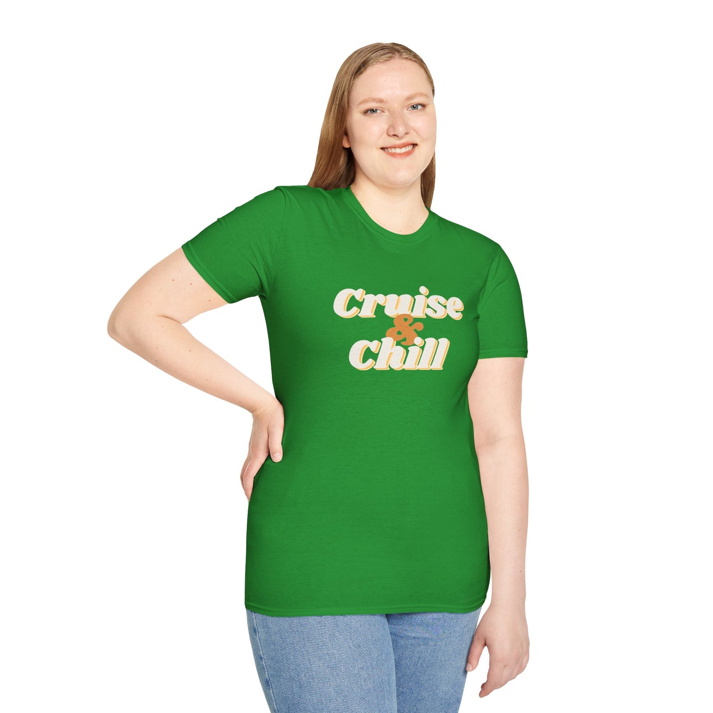 “Cruise and Chill" T-Shirt | Relaxing Cruise Vacation Tee for Men & Women”