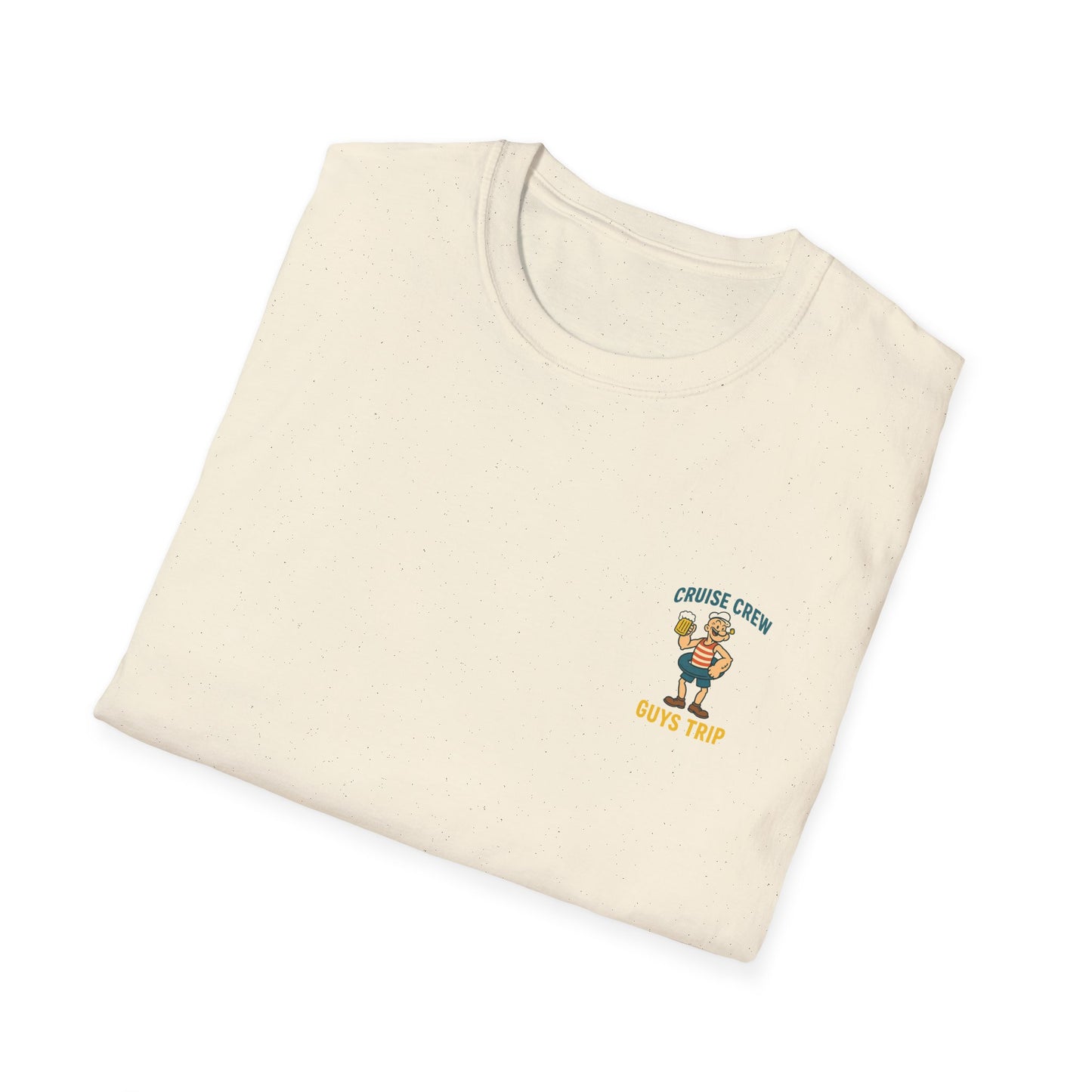 Cruise Crew – Guys Trip Beach Vintage Cartoon T-Shirt (Public Domain Popeye)