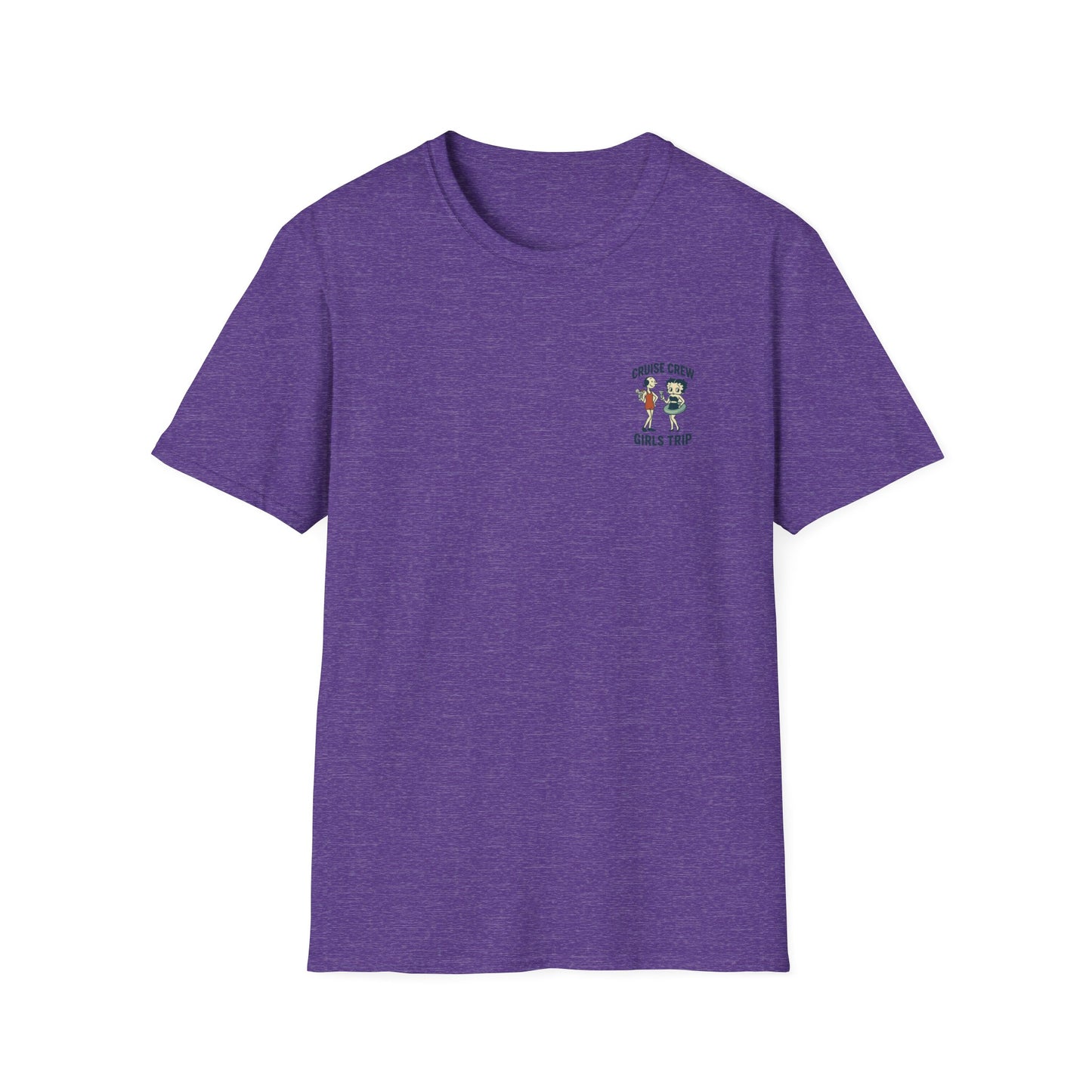 Cruise Crew – Girls Trip Ship Deck Vintage Cartoon T-Shirt (Public Domain Betty Boop & Olive Oyl)