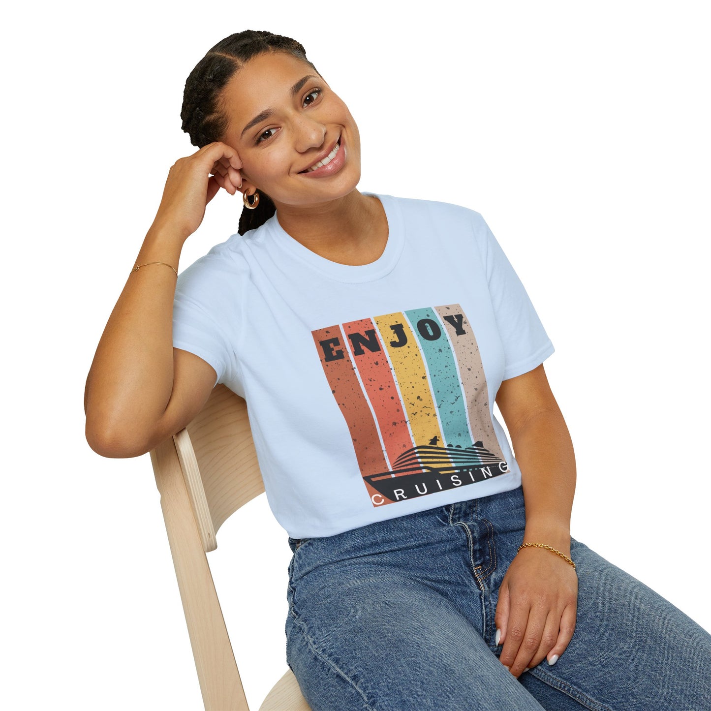 “Enjoy Cruising" T-Shirt | Classic Cruise Vacation Tee for Men & Women