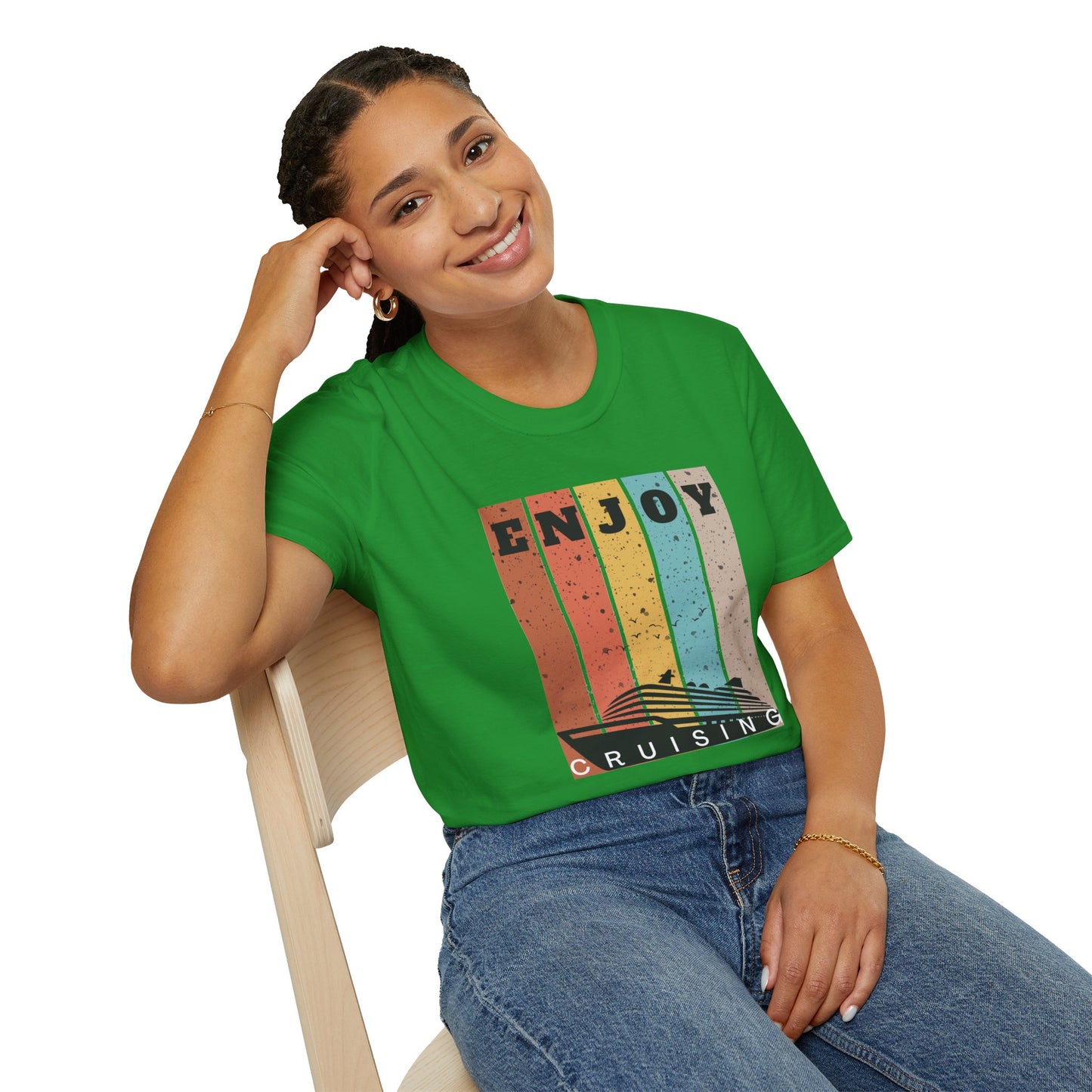 “Enjoy Cruising" T-Shirt | Classic Cruise Vacation Tee for Men & Women