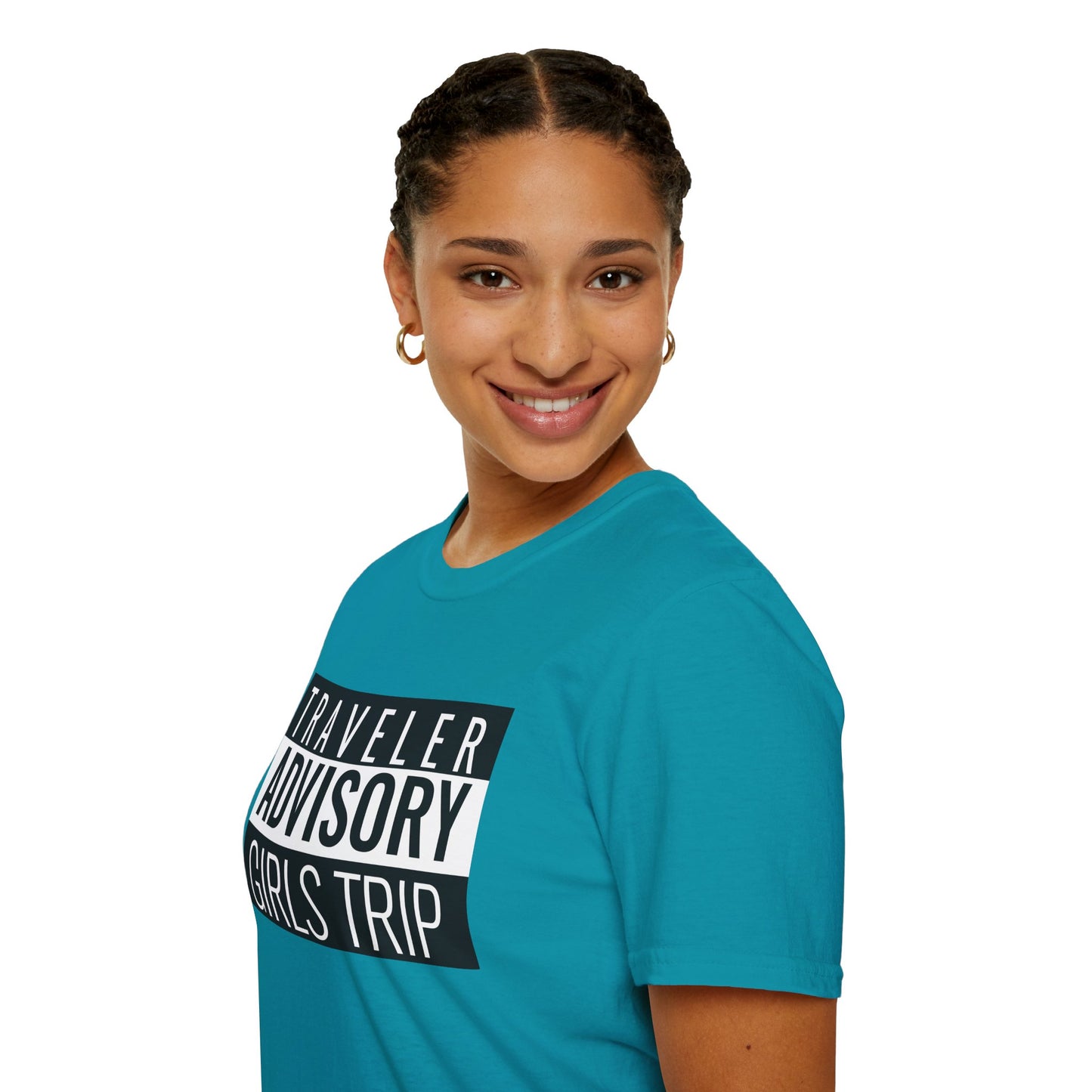 “Traveler Advisory Girls Trip" T-Shirt | Fun Cruise Shirt for Women & Squads