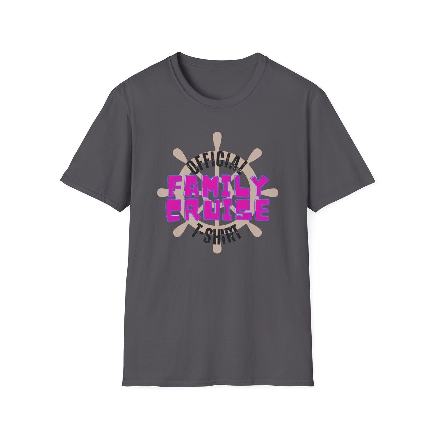 “Official Family Cruise" T-Shirt | 1960s Retro Family Cruise Tee for Groups