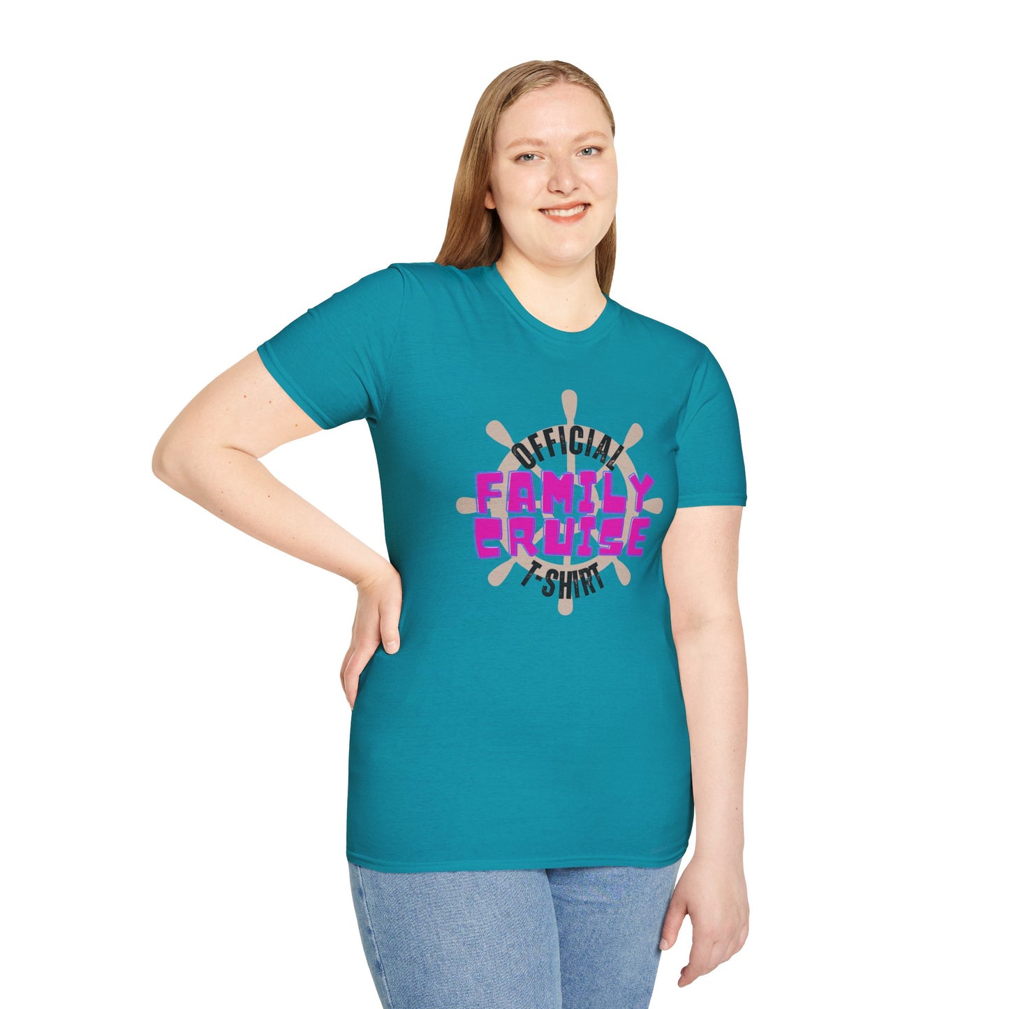 “Official Family Cruise" T-Shirt | 1960s Retro Family Cruise Tee for Groups