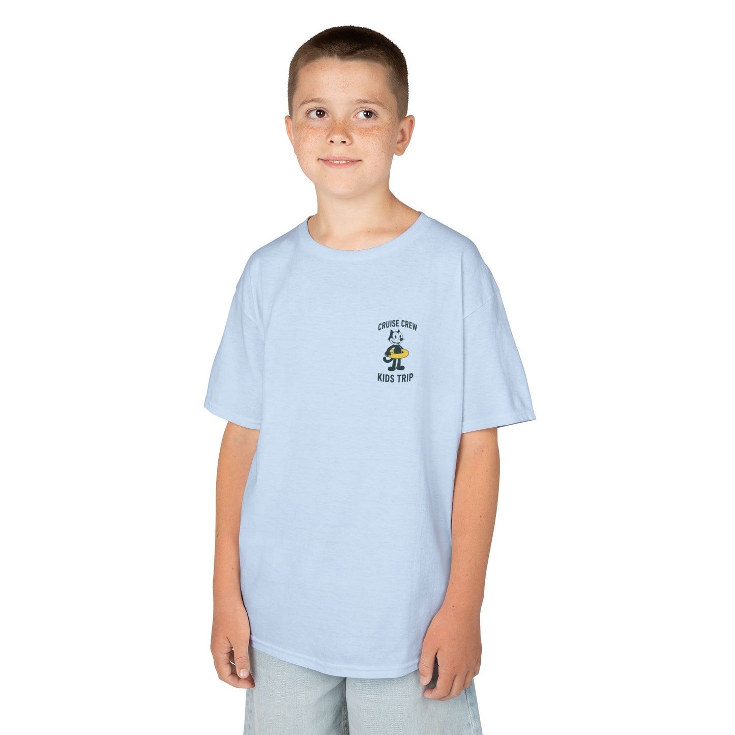 Cruise Crew – Kids Trip Ship Deck Vintage Cartoon T-Shirt (Public Domain Felix the Cat)
