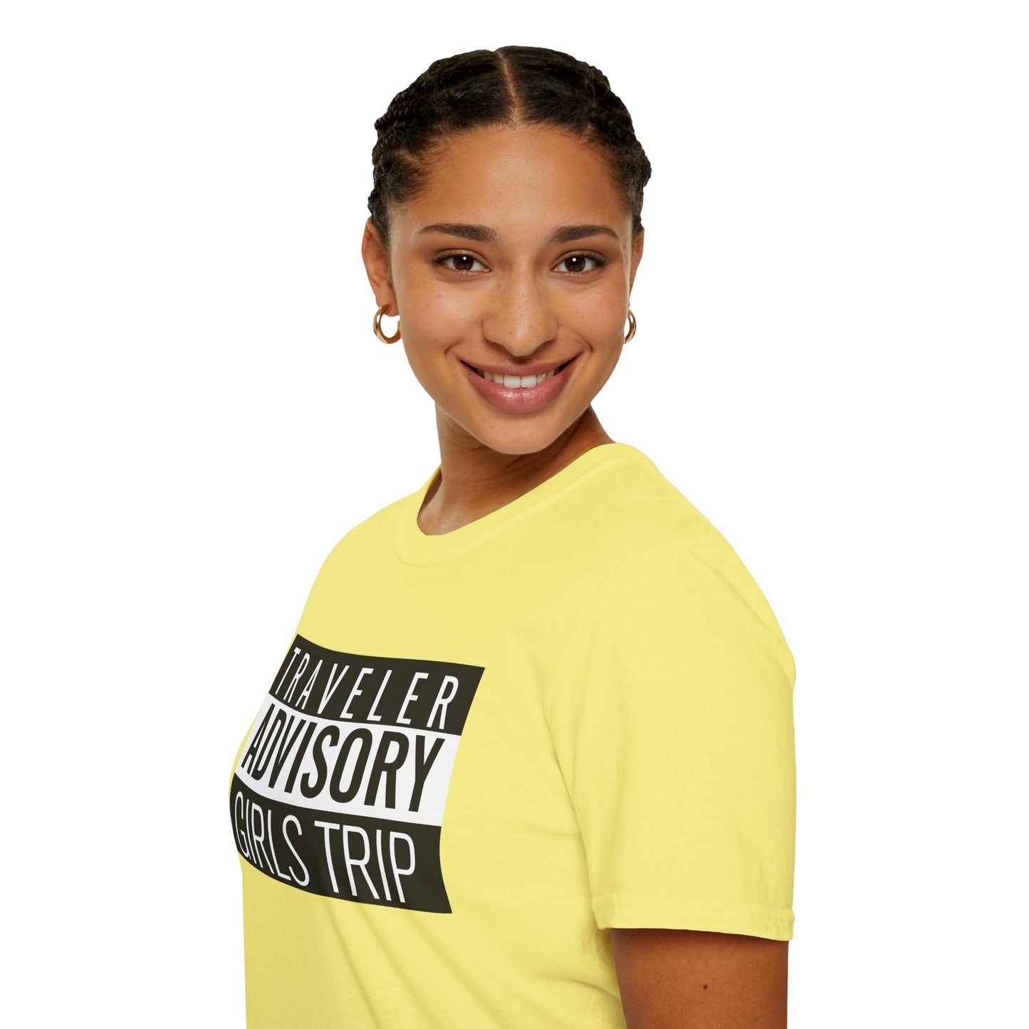 “Traveler Advisory Girls Trip" T-Shirt | Fun Cruise Shirt for Women & Squads