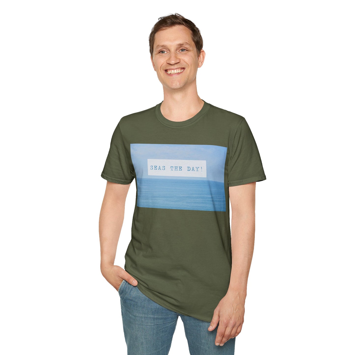 “Seas The Day" T-Shirt | Fun Cruise Vacation Tee for Groups & Families
