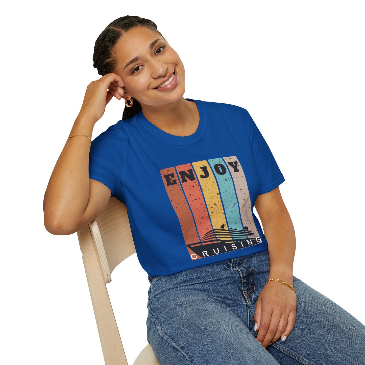 “Enjoy Cruising" T-Shirt | Classic Cruise Vacation Tee for Men & Women