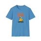 Duck Hunting Season Open – Retro Rubber Duck Captain Adults Unisex Cruise T-Shirt