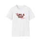 “Warning: Girls Trip in Progress" T-Shirt | Fun Cruise Shirt for Women & Squads