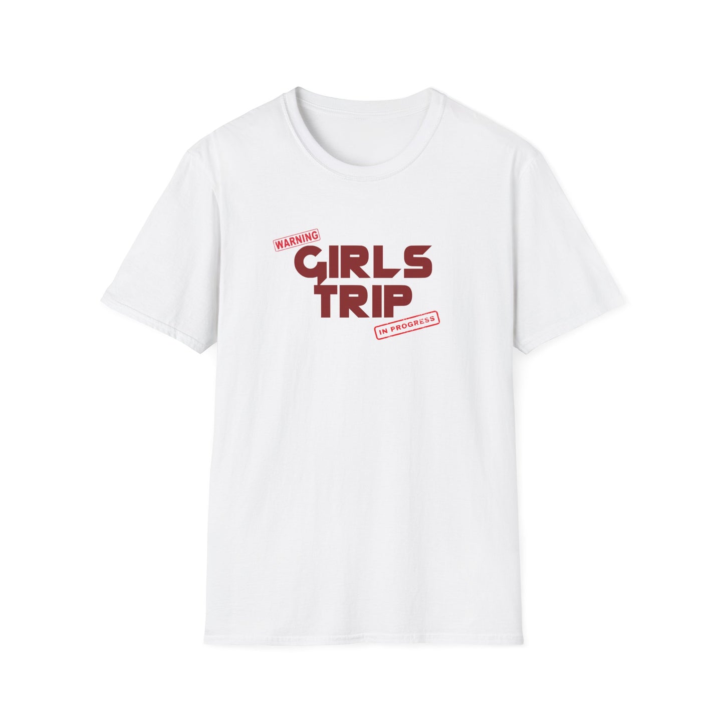 “Warning: Girls Trip in Progress" T-Shirt | Fun Cruise Shirt for Women & Squads