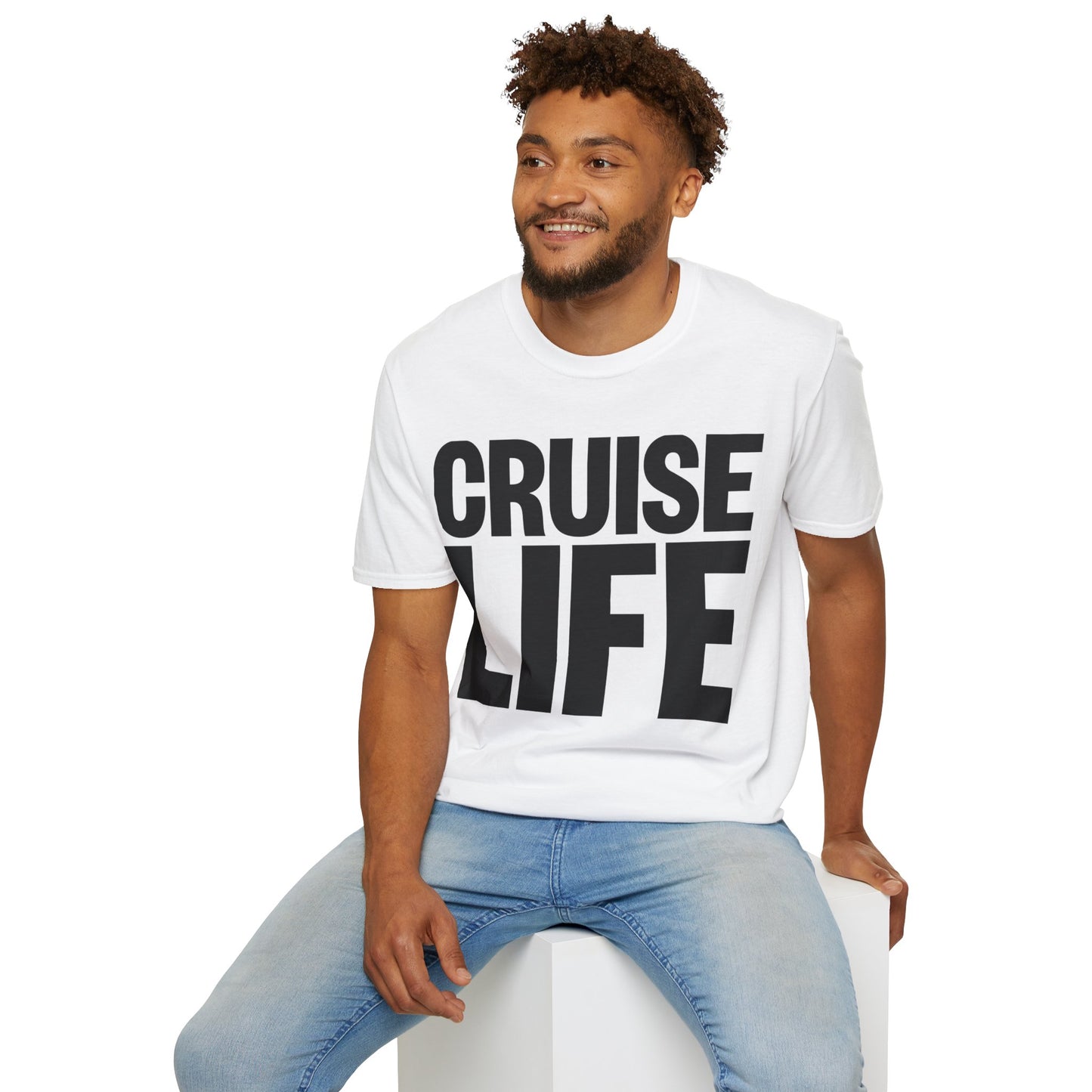 “Cruise Life" Retro T-Shirt | 80’s Style Cruise Vacation Tee for Men & Women