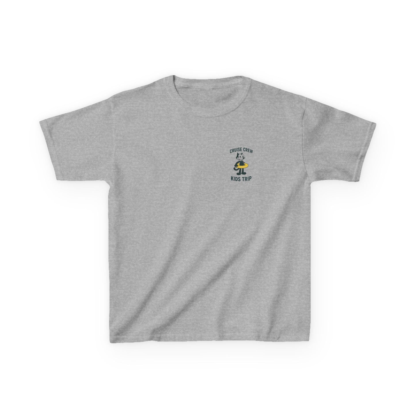 Cruise Crew – Kids Trip Beach Vintage Cartoon T-Shirt (Public Domain Felix the Cat)
