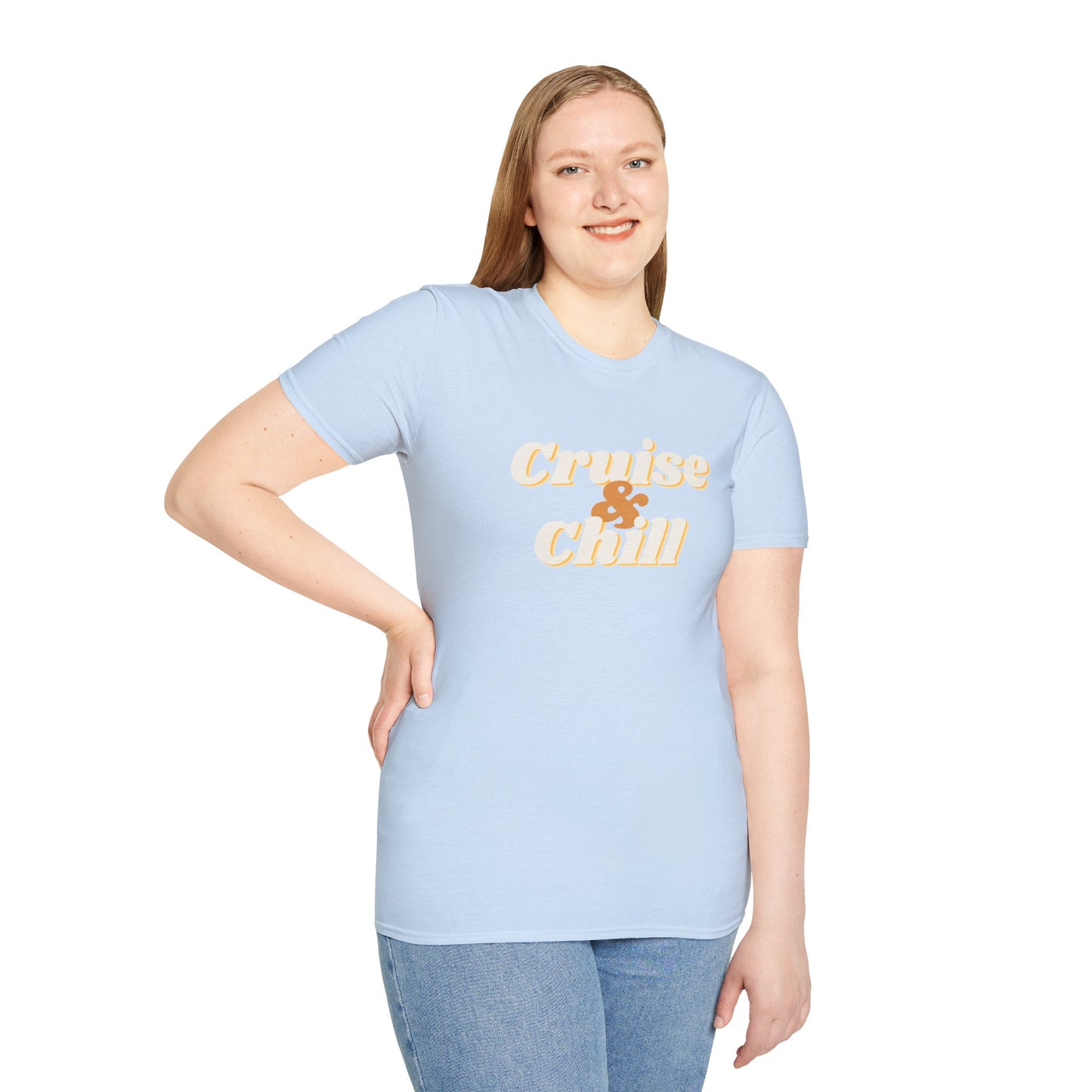“Cruise and Chill" T-Shirt | Relaxing Cruise Vacation Tee for Men & Women”