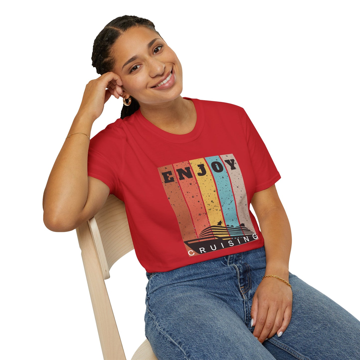 “Enjoy Cruising" T-Shirt | Classic Cruise Vacation Tee for Men & Women