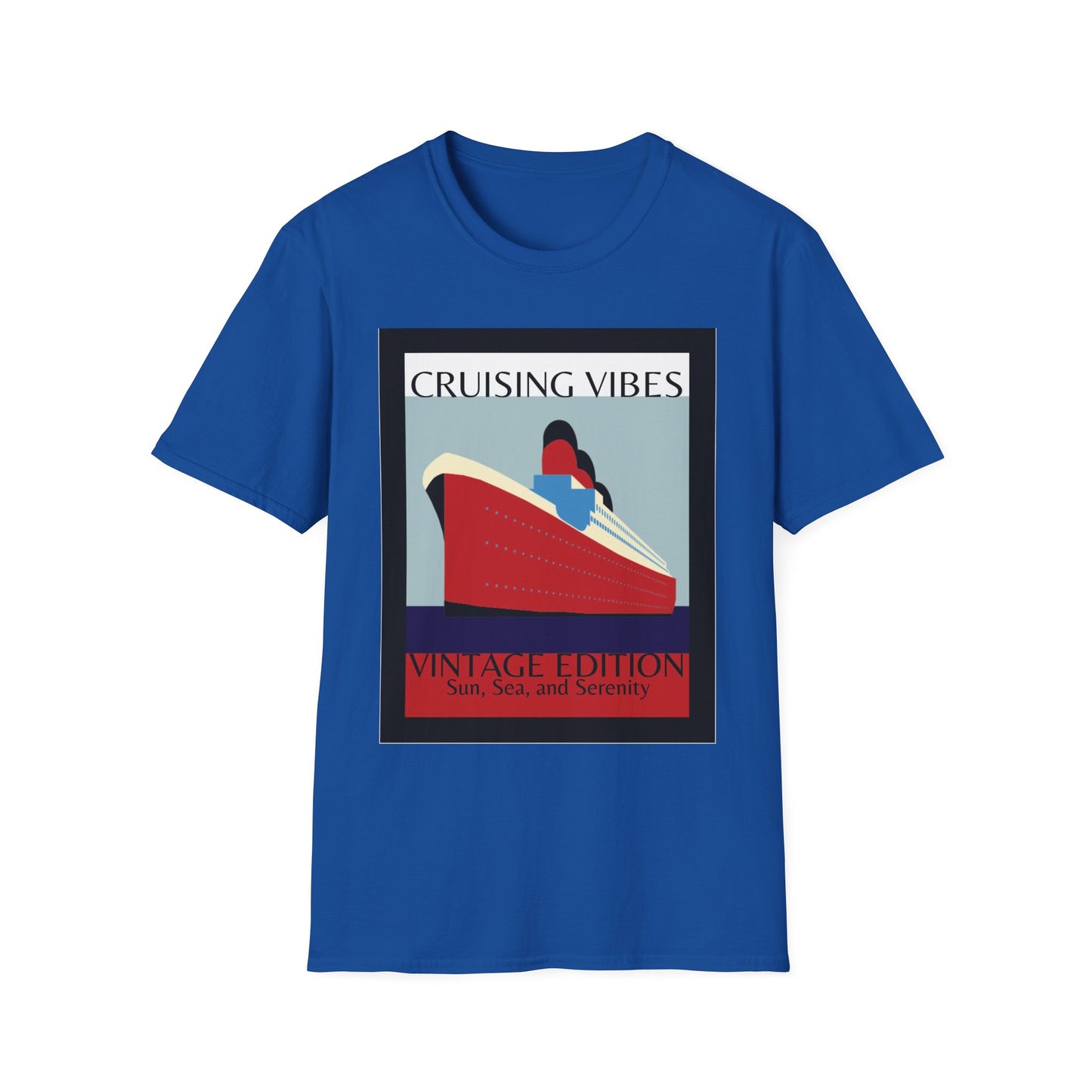 “Cruising Vibes" T-Shirt | Relaxed Cruise Vacation Tee for Men & Women