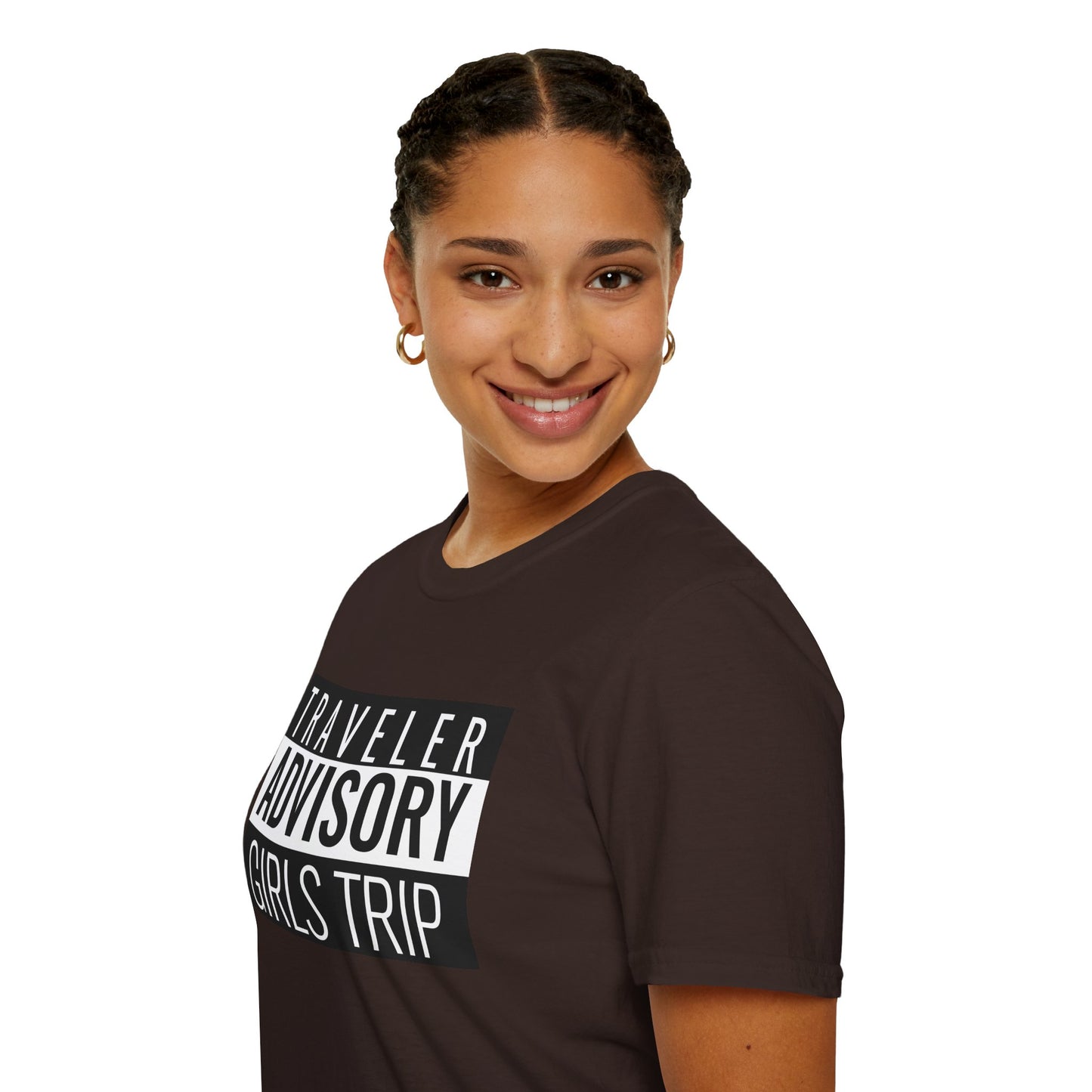 “Traveler Advisory Girls Trip" T-Shirt | Fun Cruise Shirt for Women & Squads
