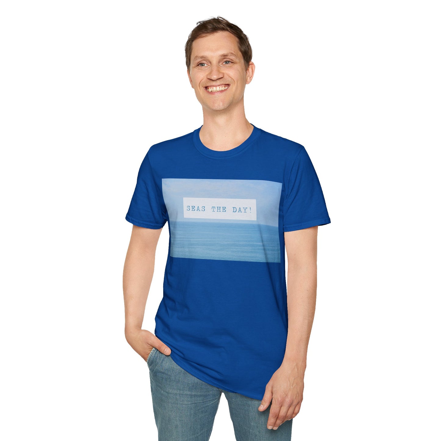 “Seas The Day" T-Shirt | Fun Cruise Vacation Tee for Groups & Families