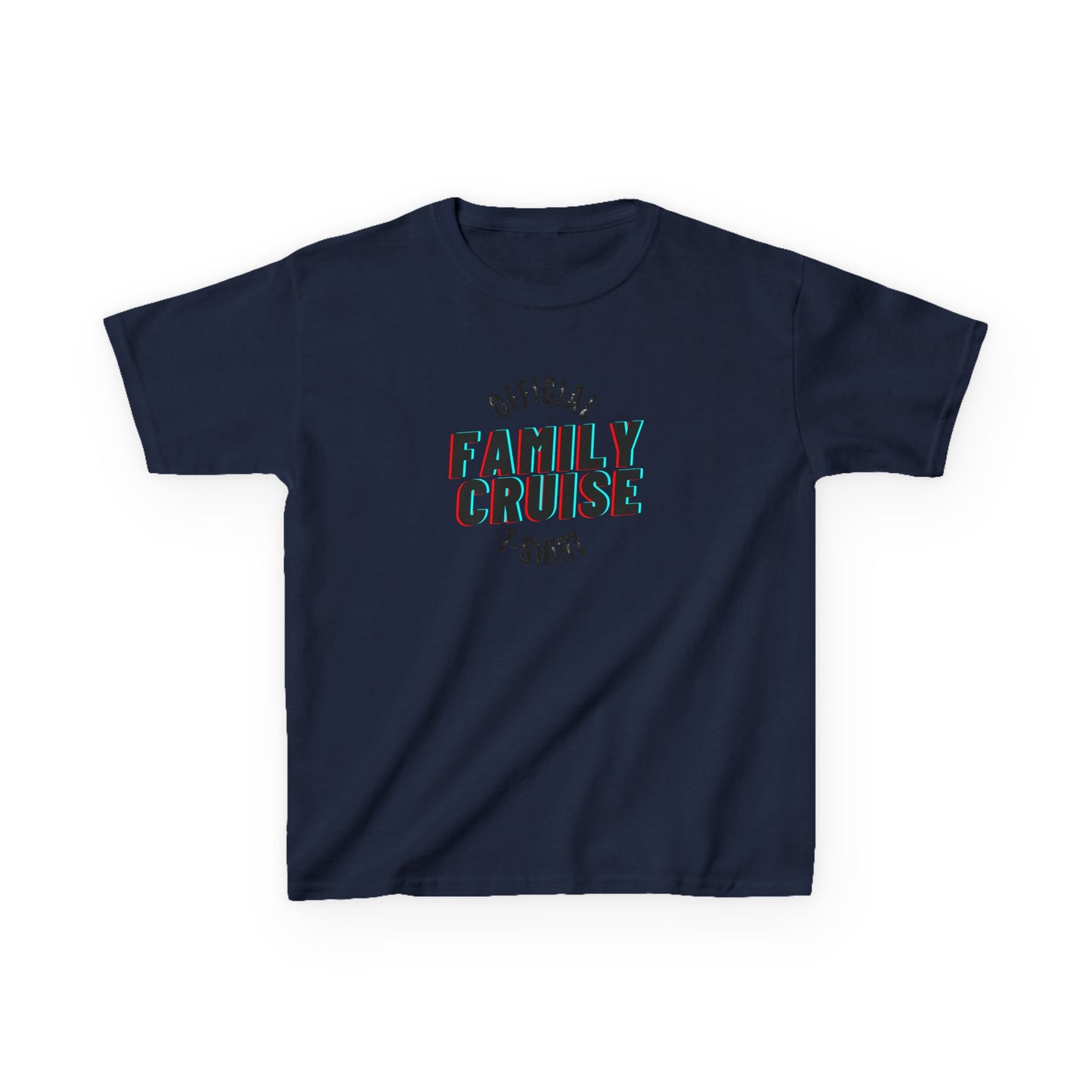 “Official Family Cruise" Kids T-Shirt | 1980s Retro Family Cruise Tee