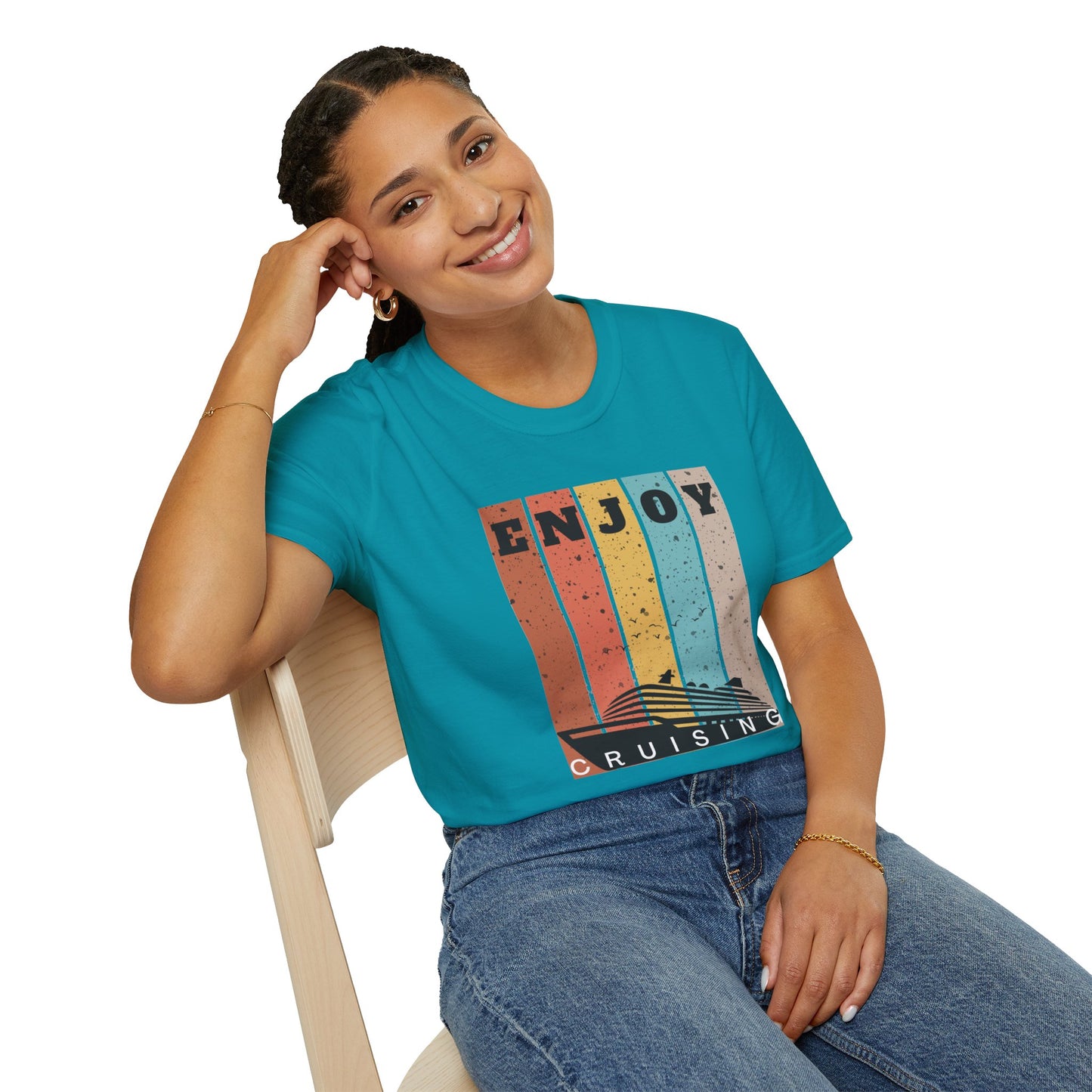 “Enjoy Cruising" T-Shirt | Classic Cruise Vacation Tee for Men & Women