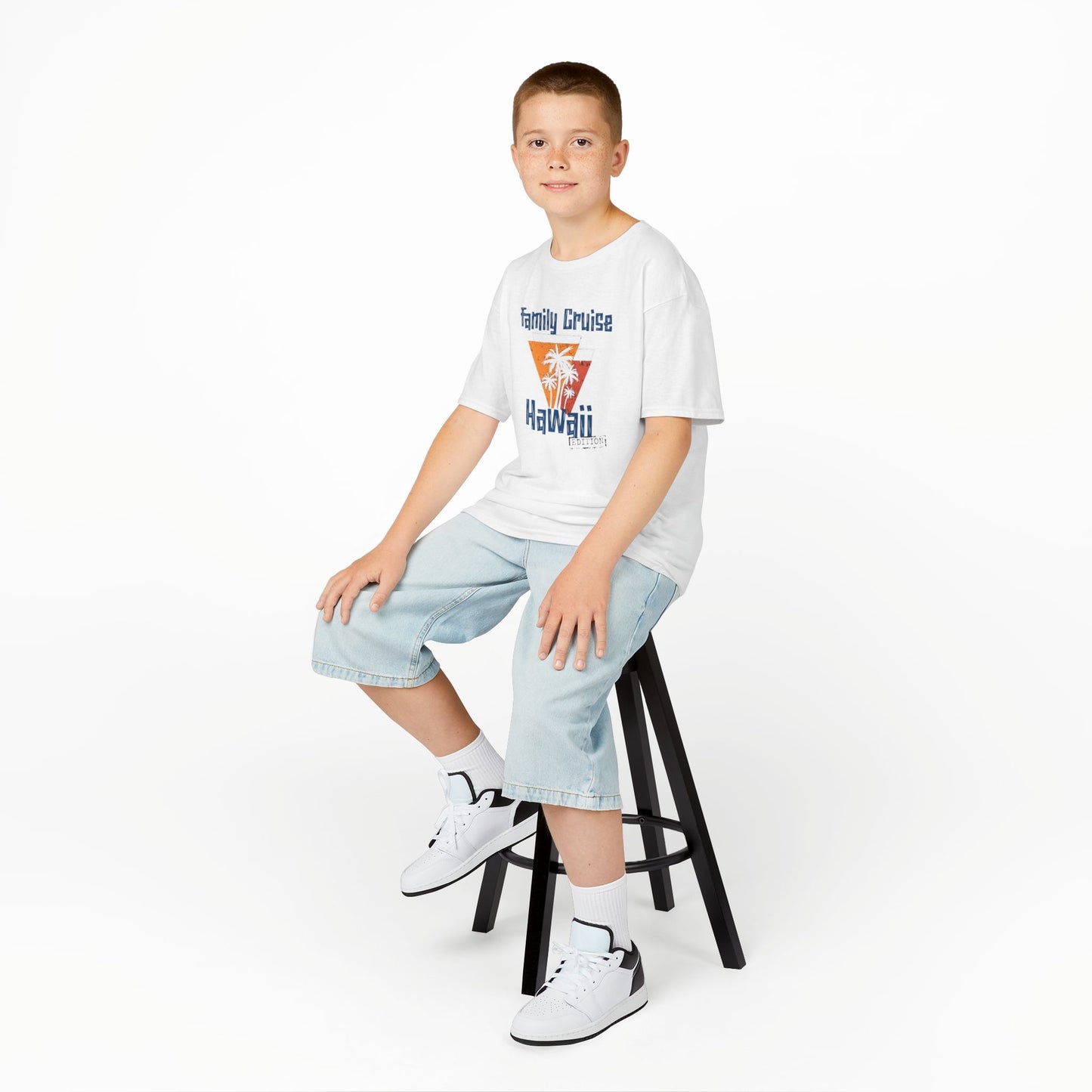 “Family Cruise Hawaii Edition" Kids T-Shirt | Tropical Hawaiian Cruise Shirt for Children