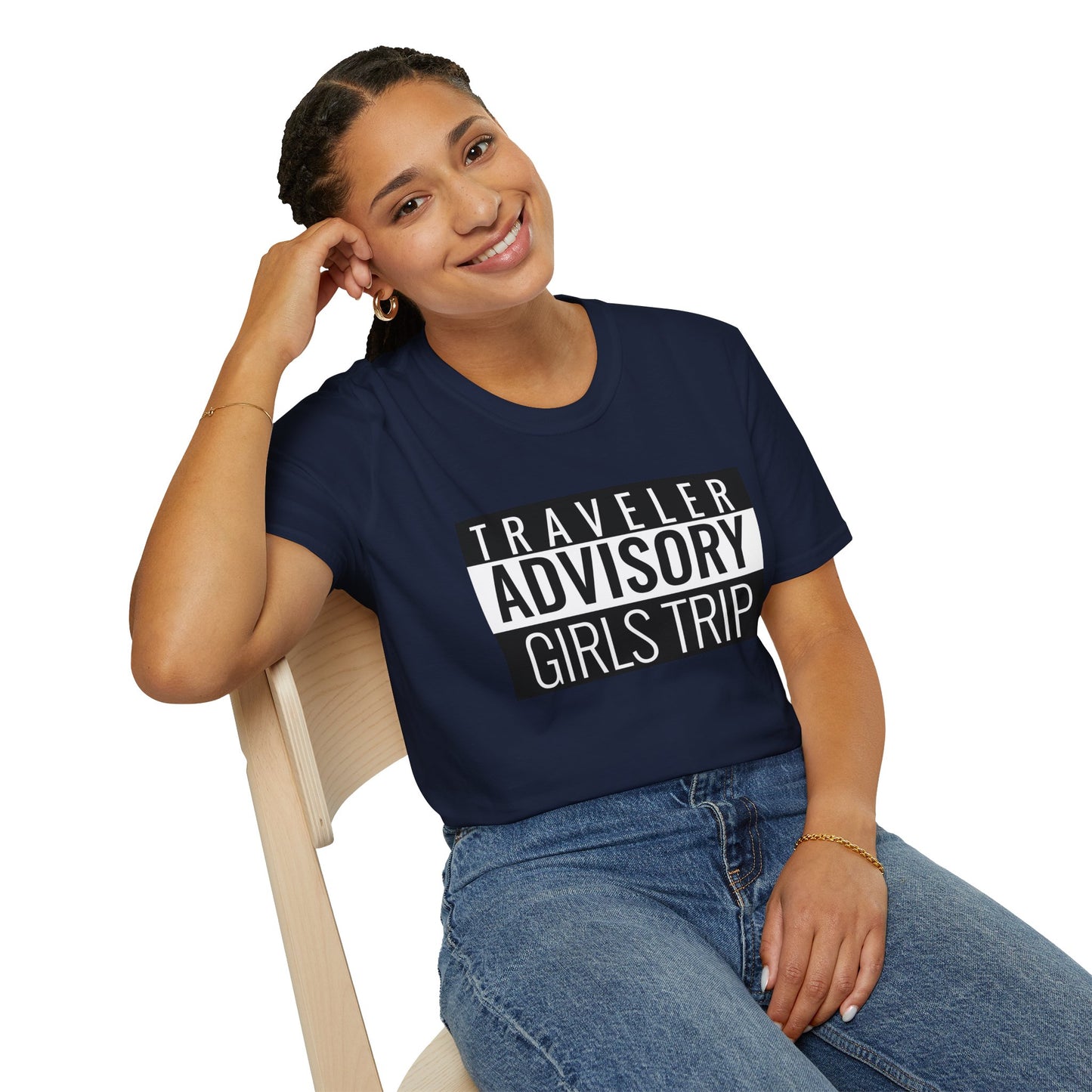 “Traveler Advisory Girls Trip" T-Shirt | Fun Cruise Shirt for Women & Squads