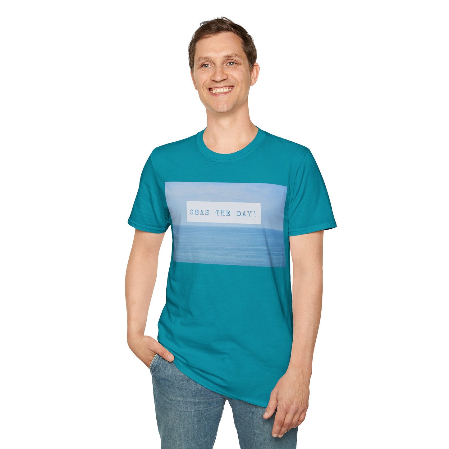 “Seas The Day" T-Shirt | Fun Cruise Vacation Tee for Groups & Families