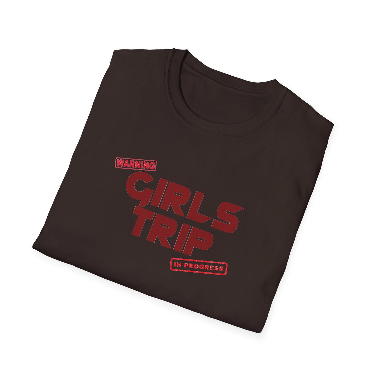 “Warning: Girls Trip in Progress" T-Shirt | Fun Cruise Shirt for Women & Squads