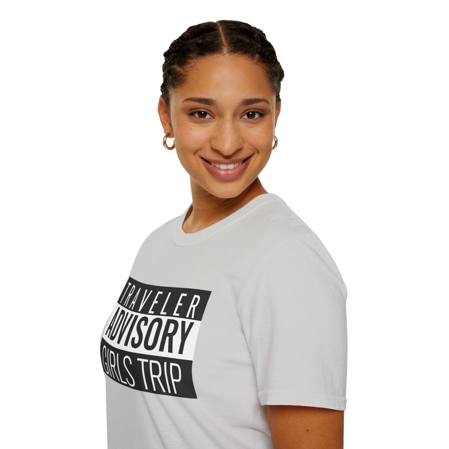 “Traveler Advisory Girls Trip" T-Shirt | Fun Cruise Shirt for Women & Squads