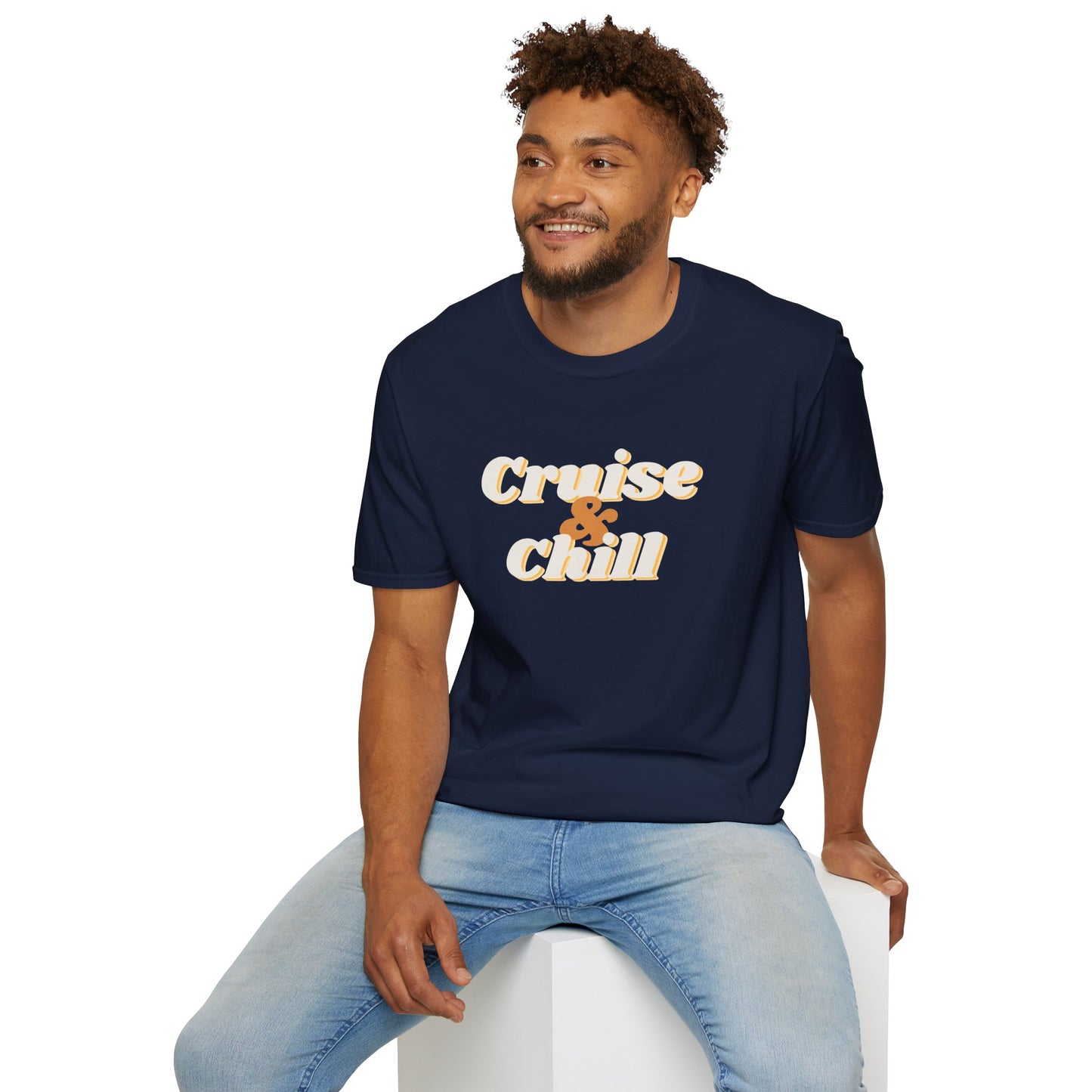 “Cruise and Chill" T-Shirt | Relaxing Cruise Vacation Tee for Men & Women”