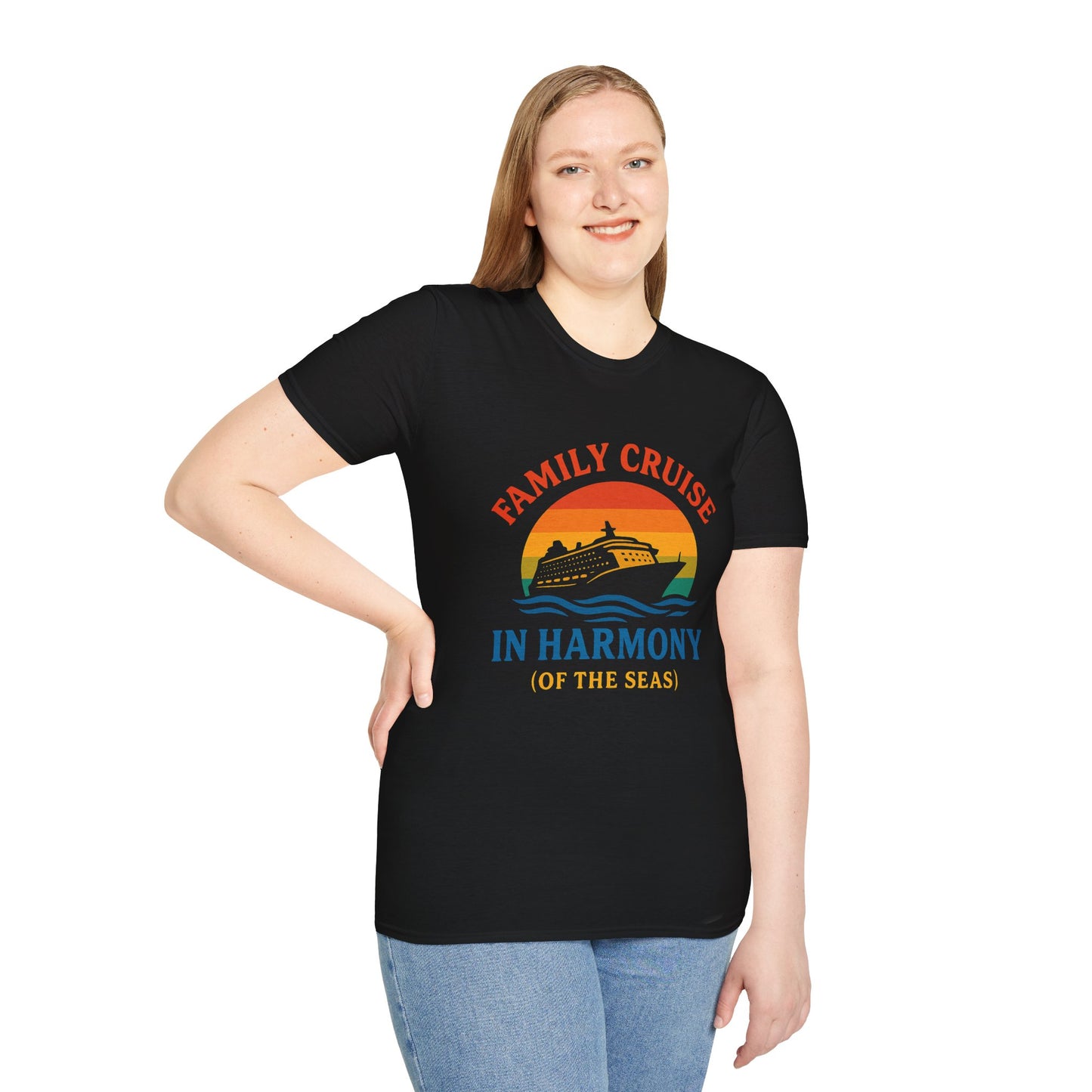 “In Harmony (of the Seas)" Family Cruise T-Shirt | Matching Family Cruise Shirt for Adults