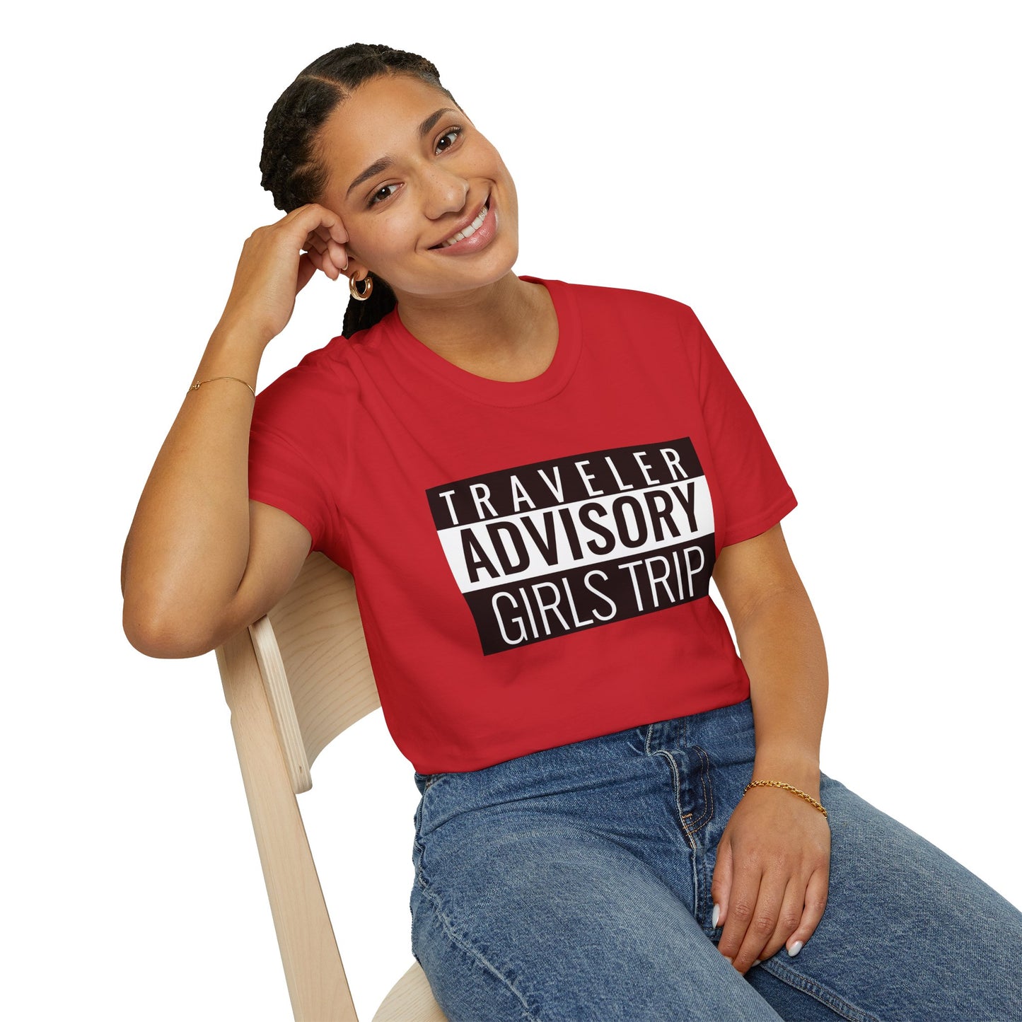 “Traveler Advisory Girls Trip" T-Shirt | Fun Cruise Shirt for Women & Squads