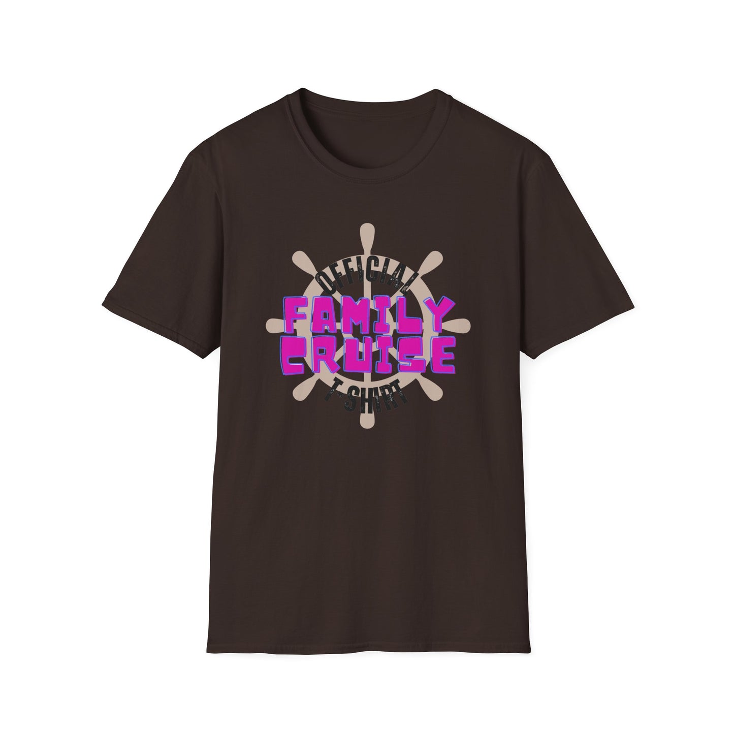 “Official Family Cruise" T-Shirt | 1960s Retro Family Cruise Tee for Groups