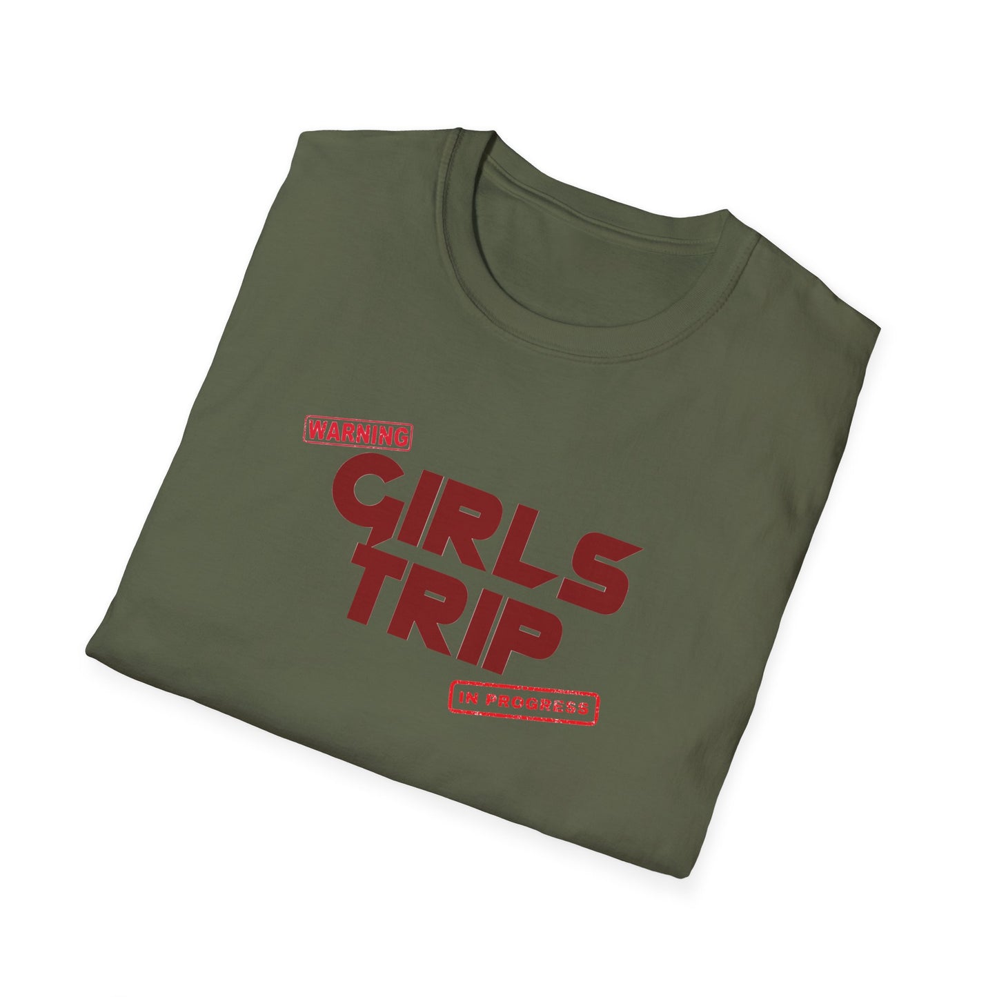 “Warning: Girls Trip in Progress" T-Shirt | Fun Cruise Shirt for Women & Squads
