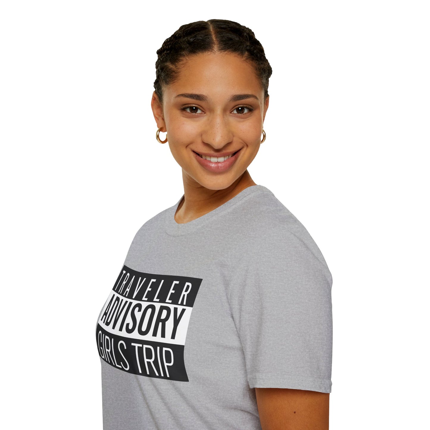 “Traveler Advisory Girls Trip" T-Shirt | Fun Cruise Shirt for Women & Squads